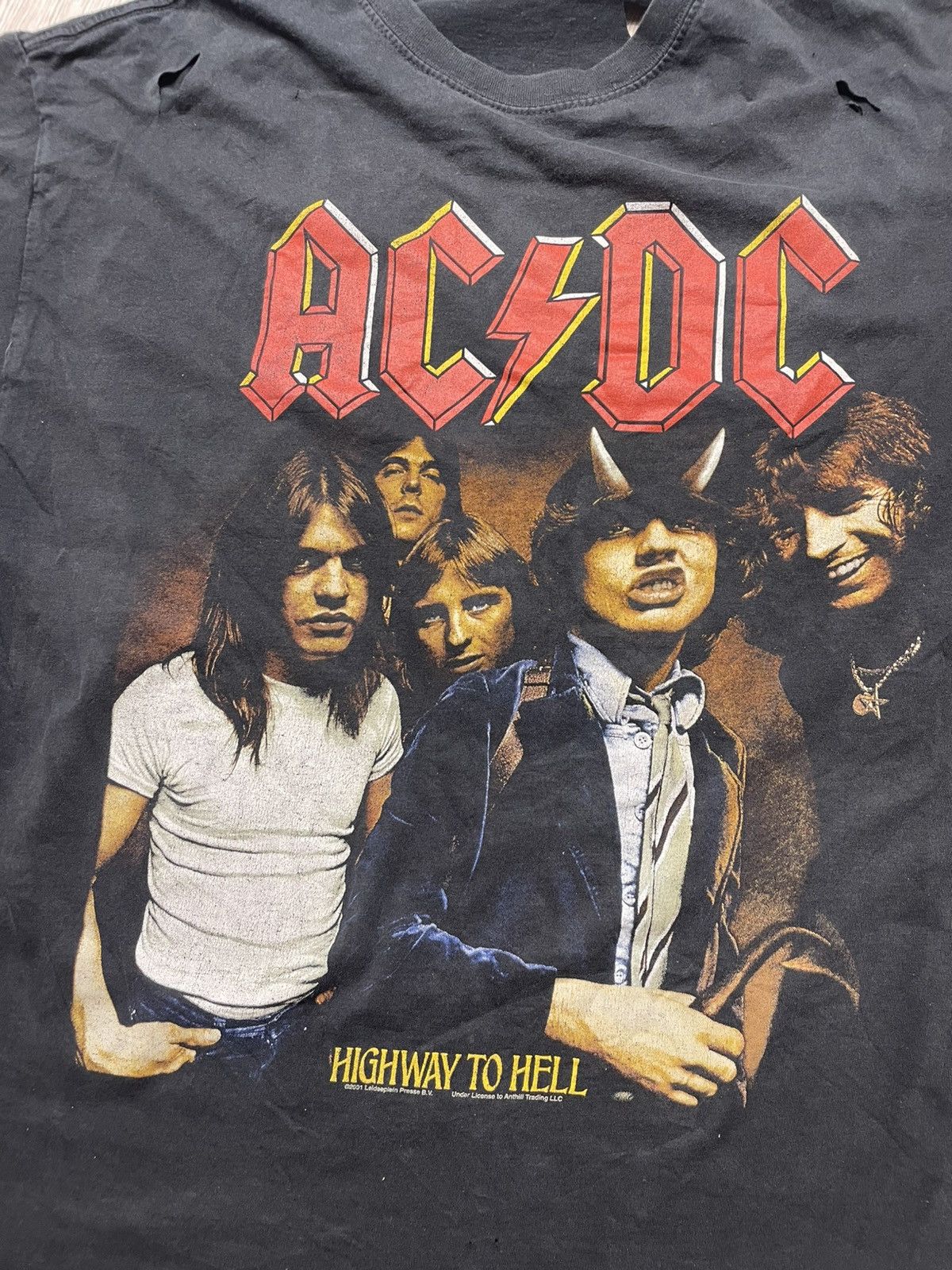 Band Tees × Vintage Y2K Ac/Dc Highway to hell 2001s crazy rock band tshirt Size US XL / EU 56 / 4 - 8 Thumbnail
