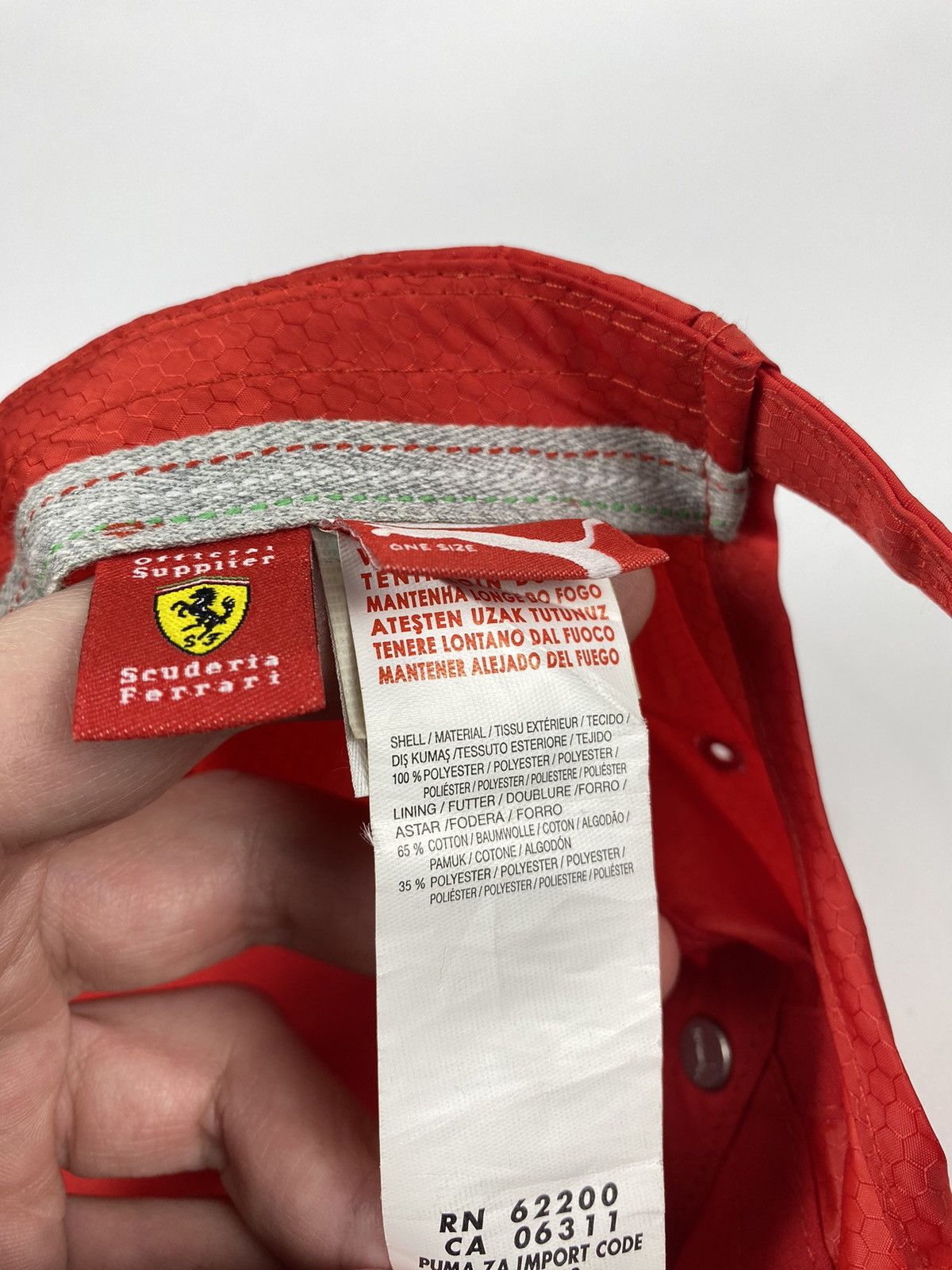 Ferrari × Puma Puma Ferrari Nylon Cap Logo One size Size ONE SIZE - 10 Thumbnail