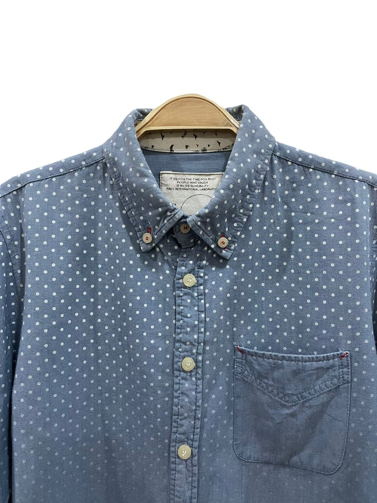 Flannel × Japanese Brand Joey Factory Polka-Dot Flannel Shirt Size US M / EU 48-50 / 2 - 3 Thumbnail