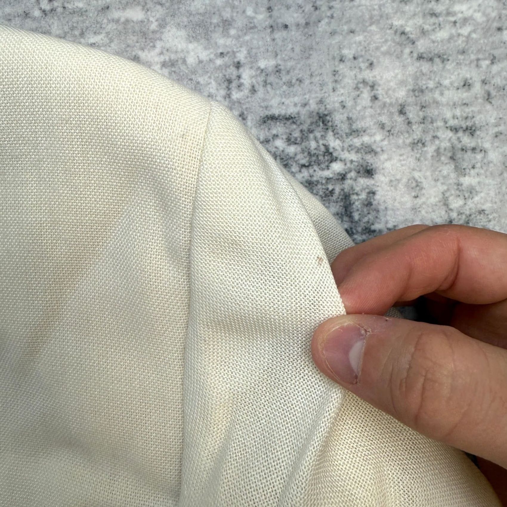 Stafford VTG Stafford Blazer Jacket Mens 44R Cream Sport Coat Coastal Golf Button READ Size 44R - 7 Thumbnail