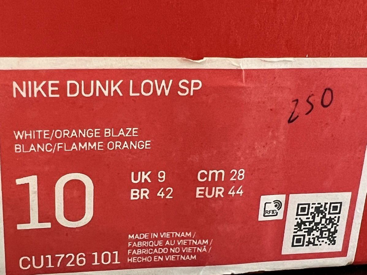 Nike Nike Dunk Low SP Syracuse Orange CU1726-101 Orange size 10 Size US 10 / EU 43 - 10 Thumbnail