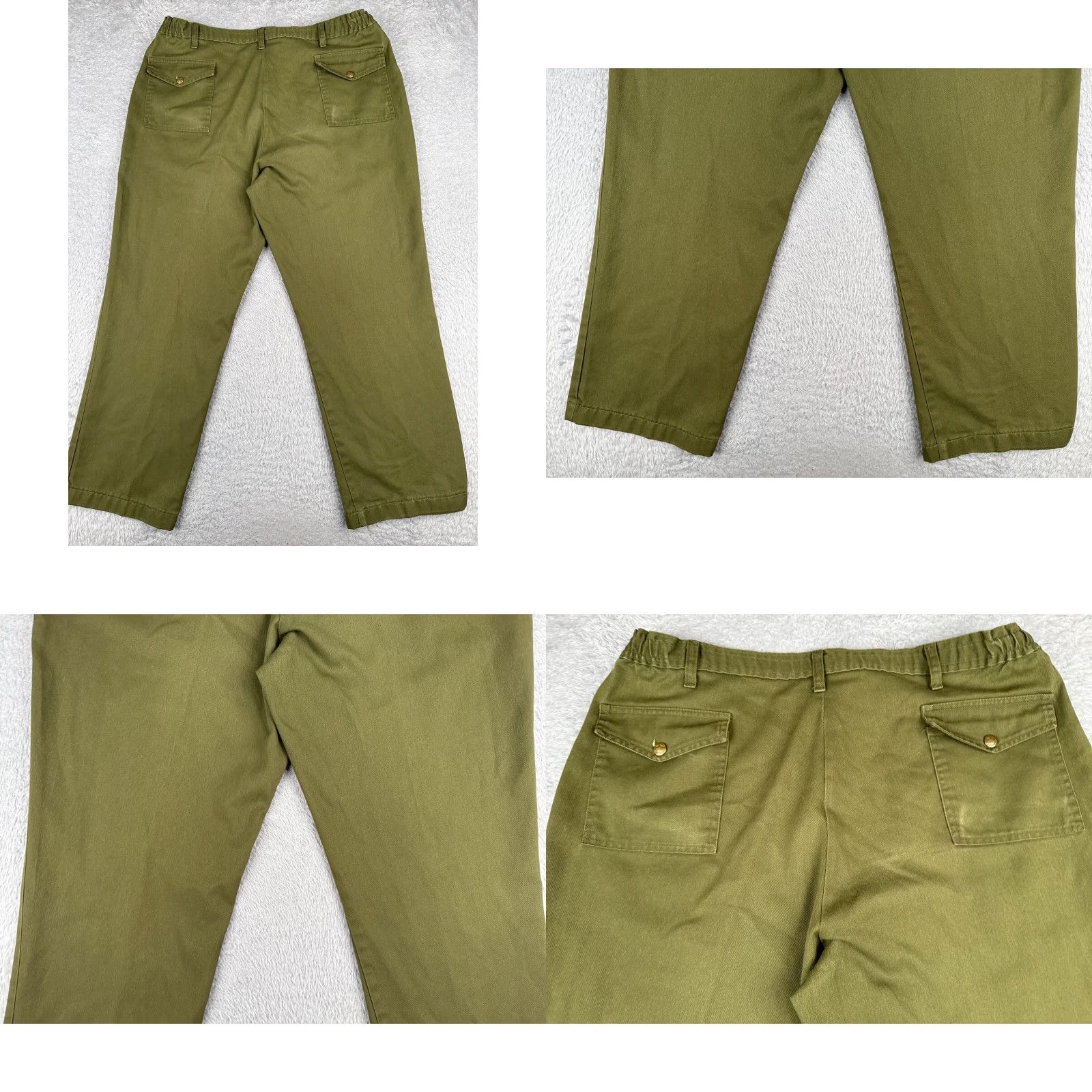 Vintage VINTAGE Boy Scouts Pants Men 40 Green Cargo Official Uniform Twill Cotton 40x29 Mens Cargo Twill Green 40x29 Pants Scouting Size US 40 / EU 56 - 9 Thumbnail