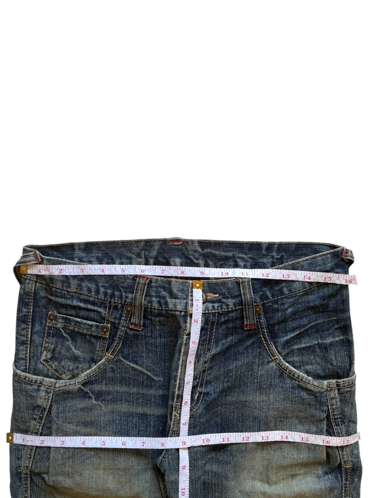 Japanese Brand SALES🔥Vintage Japanese Brand Mud Wash Distressed Jeans Size US 32 / EU 48 - 12 Thumbnail