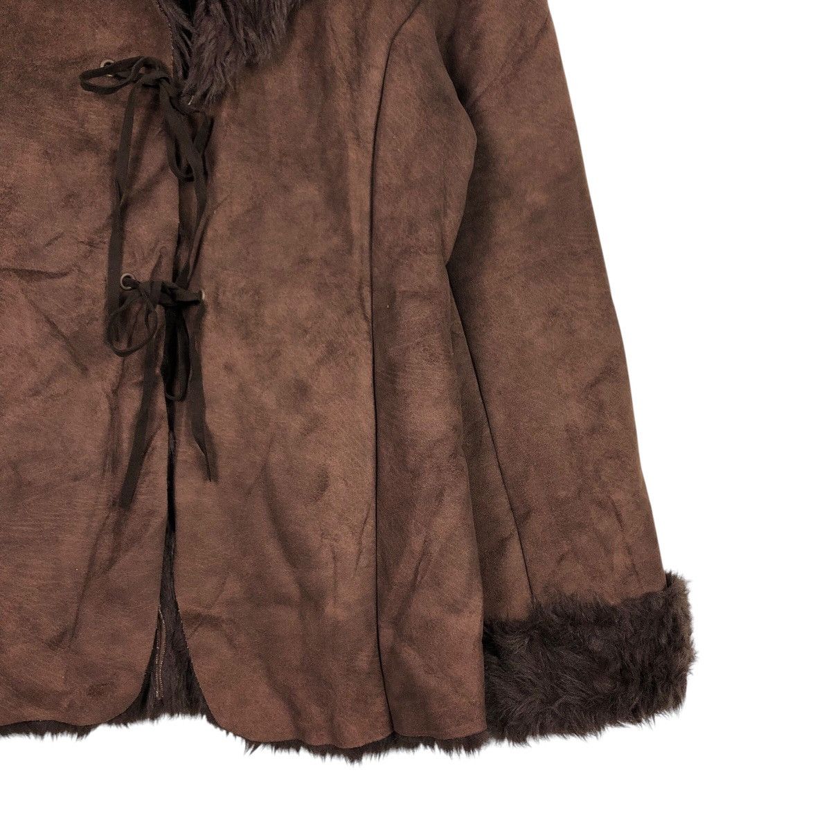 Japanese Brand Archive Style Brown Faux Shearling Jacket Issey Miyake Size US M / EU 48-50 / 2 - 6 Thumbnail
