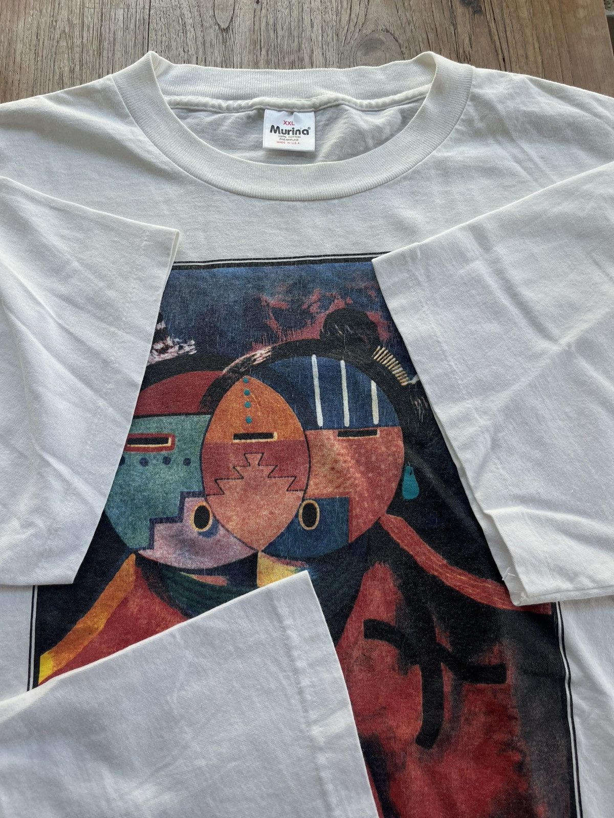 Vintage Vintage DINE NAVAJO TEA 1992’s Plablo Picasso Art Tshirt Size US XXL / EU 58 / 5 - 9 Thumbnail