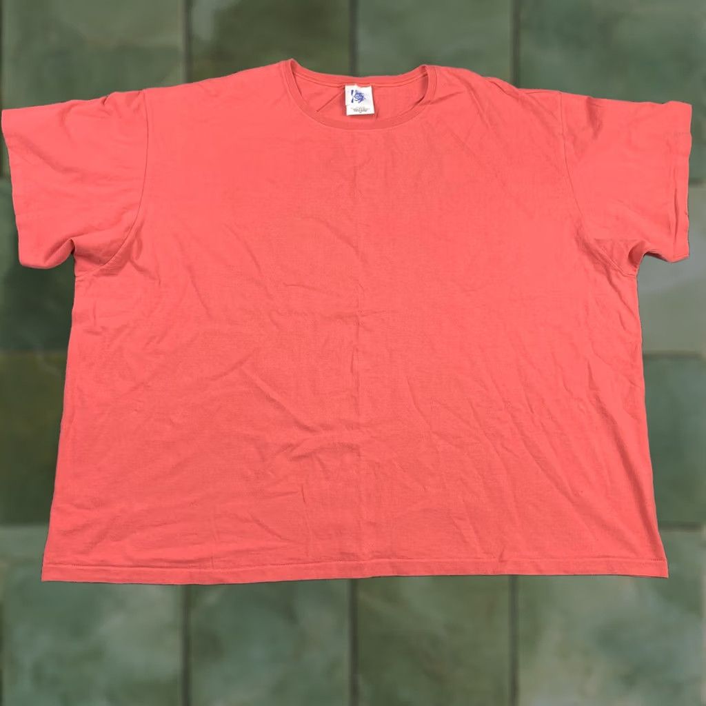 Vintage VINTAGE 90s Just My Size T-Shirt Womens Plus 3X Short Sleeve Crew Neck Pink Cotton Blank Size XXL / US 16-18 / IT 52-54 - 1 Thumbnail