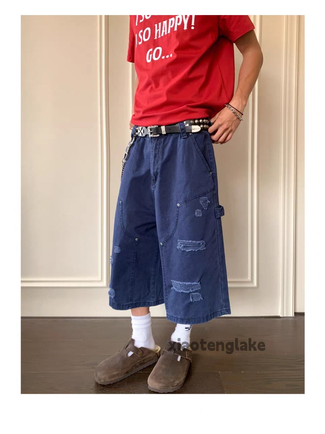 Designer Unisex outdoor utility loose baggy hiphop work shorts Size US 32 / EU 48 - 1 Thumbnail