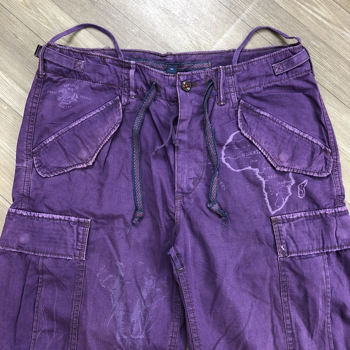 Polo Ralph Lauren Vintage Polo Ralph Lauren Military Bondage Cargo Shorts Size US 32 / EU 48 - 2 Thumbnail