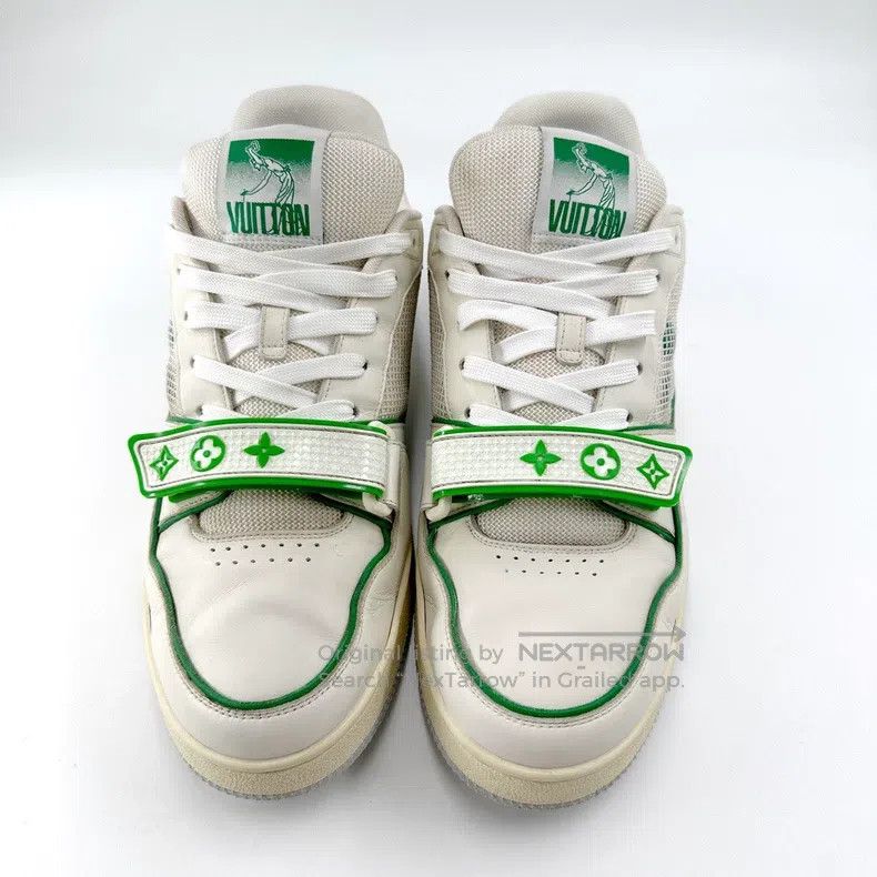 Louis Vuitton Louis Vuitton Black, white and green Velcro shoes Size US 8.5 / EU 41-42 - 3 Thumbnail