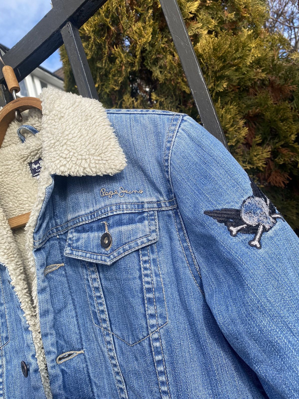 Pepe Jeans × Vintage Pepe Jeans London Denim Woman Jacket Blue Size M / US 6-8 / IT 42-44 - 13 Thumbnail
