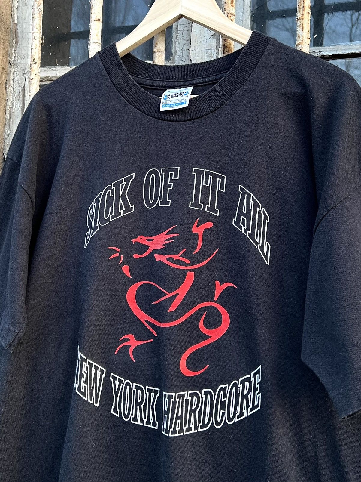 Band Tees VTG 90s Sick Of It All NYHC New York Hardcore Shirt Rare Tee Size US XL / EU 56 / 4 - 3 Thumbnail