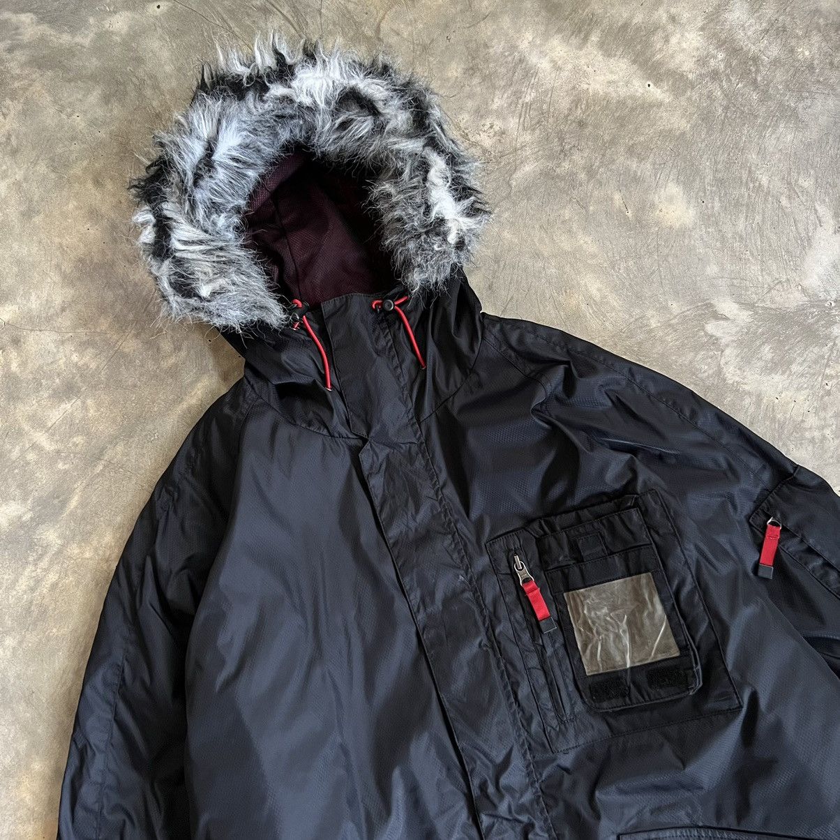 Japanese Brand 2000s Graber Greek Apocalypse Free Ride Fur Hoodie Jacket Size US L / EU 52-54 / 3 - 2 Thumbnail