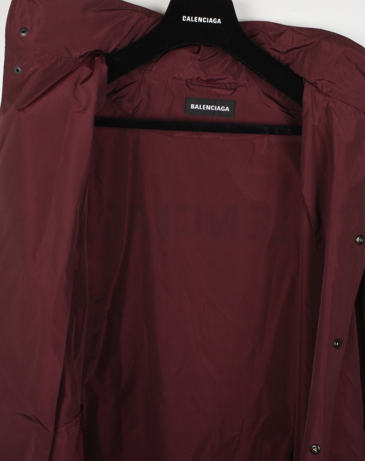 Balenciaga New Balenciaga Men Jacket Hidden Hoodie, 44/XL, S1430 Size US XL / EU 56 / 4 - 7 Thumbnail