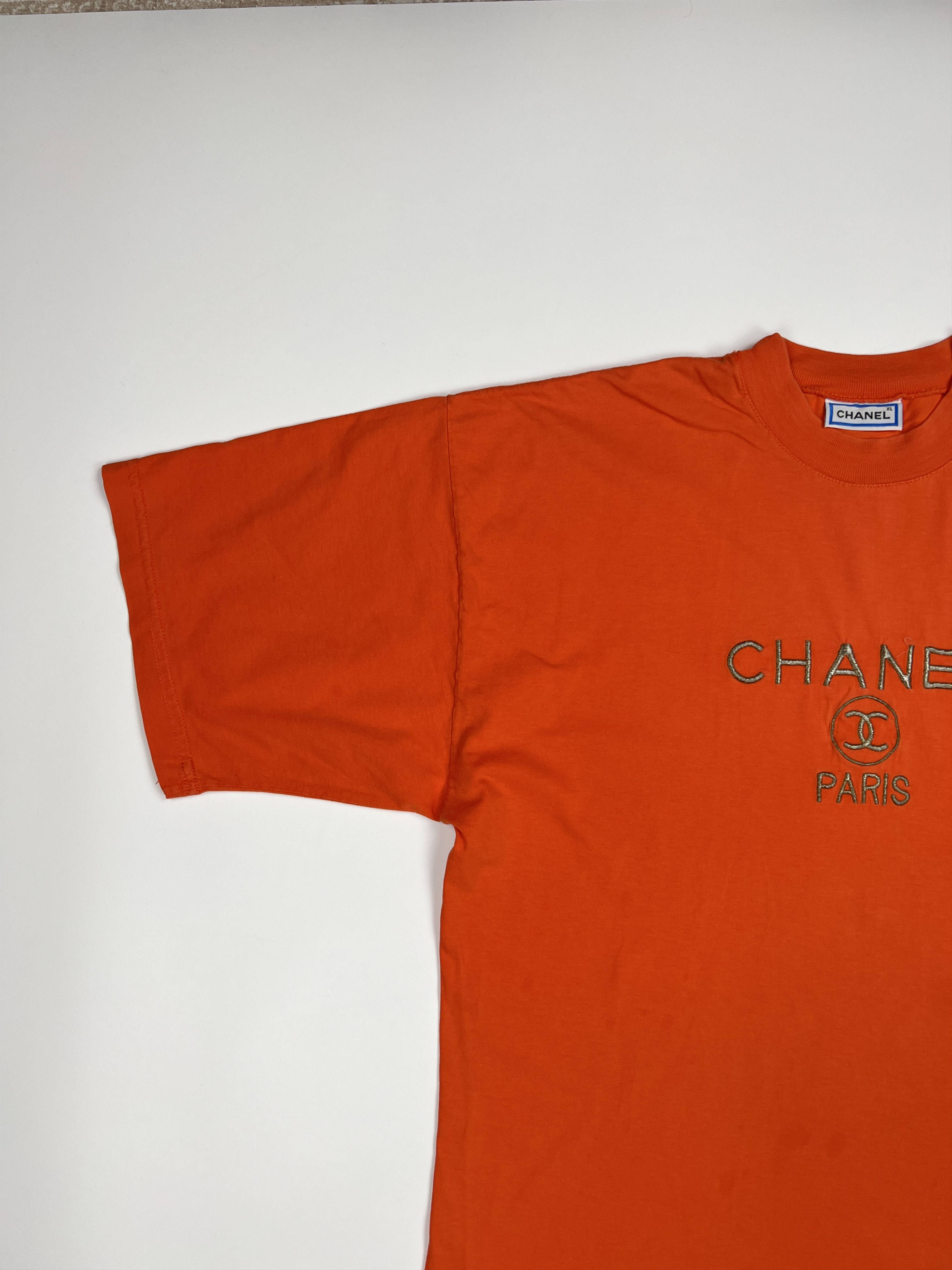 Designer × Vintage Vintage Embroidered Logo 90s Tee Size US XL / EU 56 / 4 - 7 Thumbnail