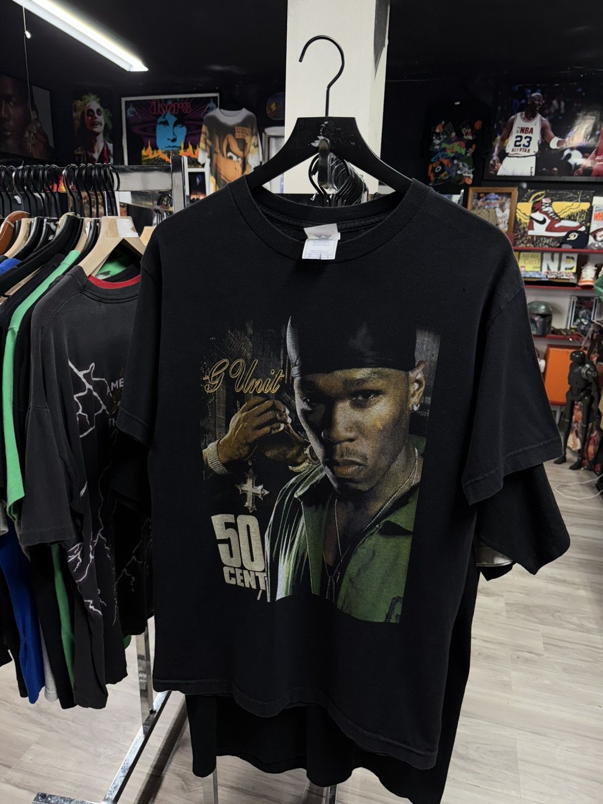 Vintage Vintage 50 Cent Rap T-Shirt Rare Adult Size Medium Size US M / EU 48-50 / 2 - 2 Thumbnail