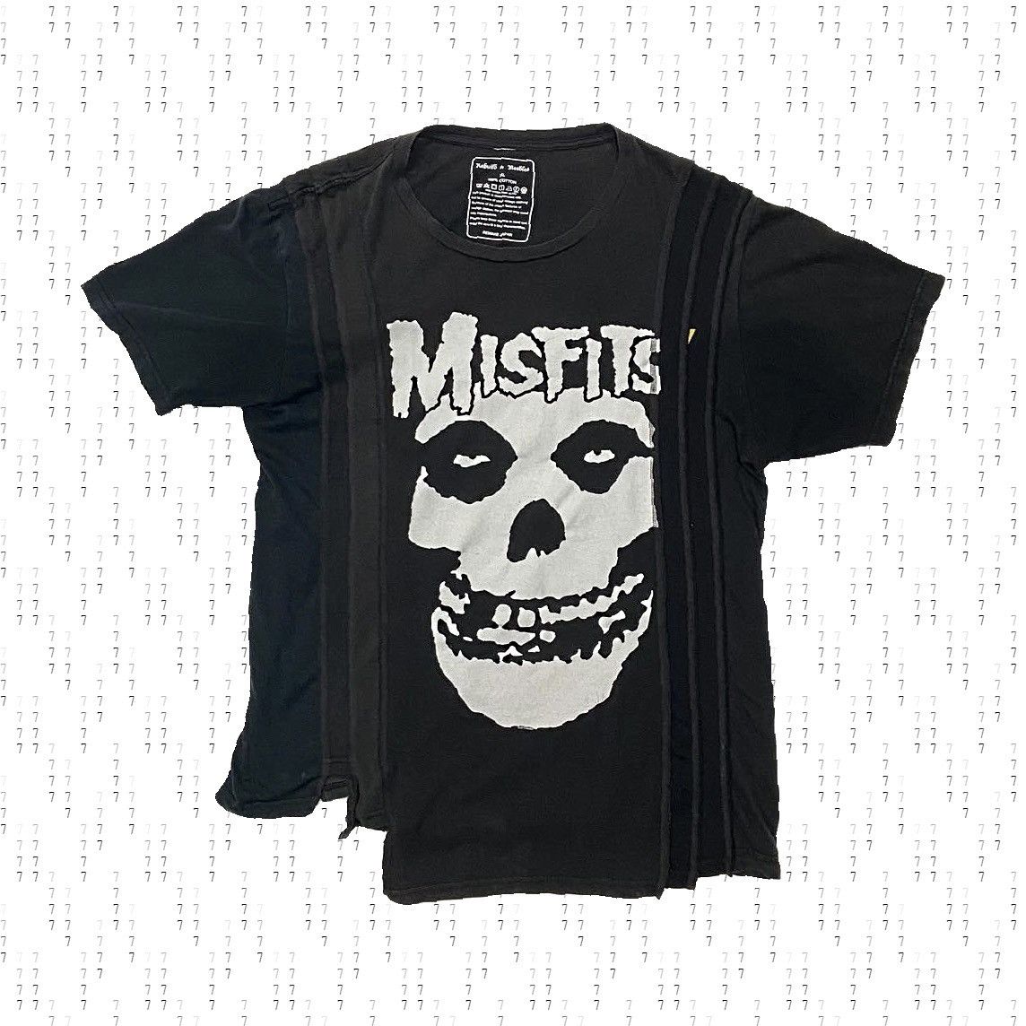 image of Needles Misfits Rebuilt T-Shirt in Black, Men's (Size XL)