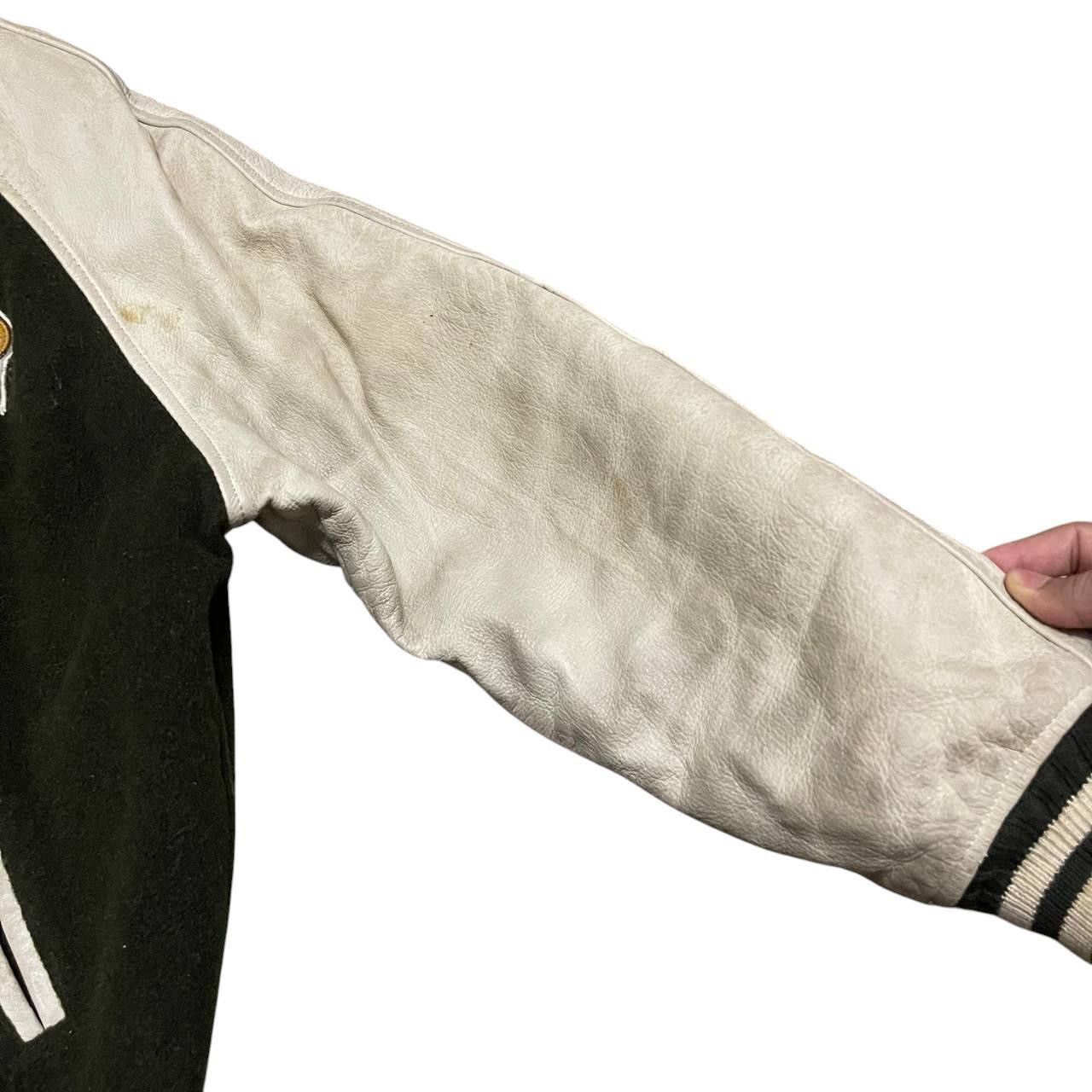 Japanese Brand Vintage Machope Cuthbert Gumption Varsity Jacket Leather Size US L / EU 52-54 / 3 - 10 Thumbnail