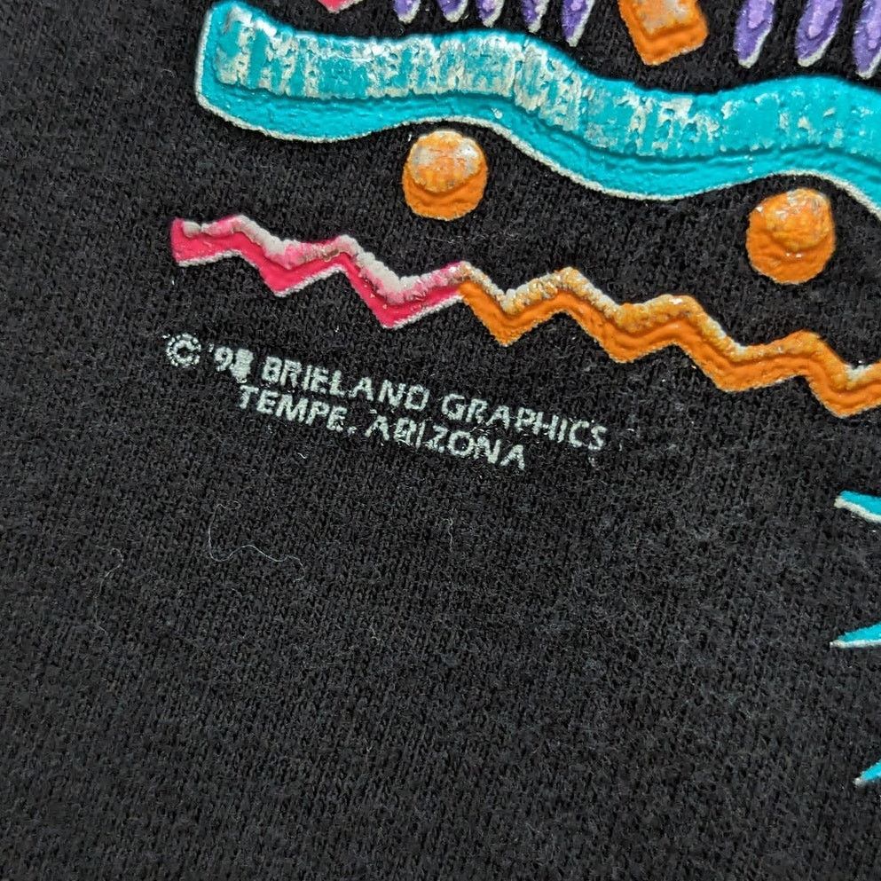 Hanes × Vintage Vintage Single Stitch New Mexico Tee Shirt Black Bright USA Size US M / EU 48-50 / 2 - 5 Thumbnail