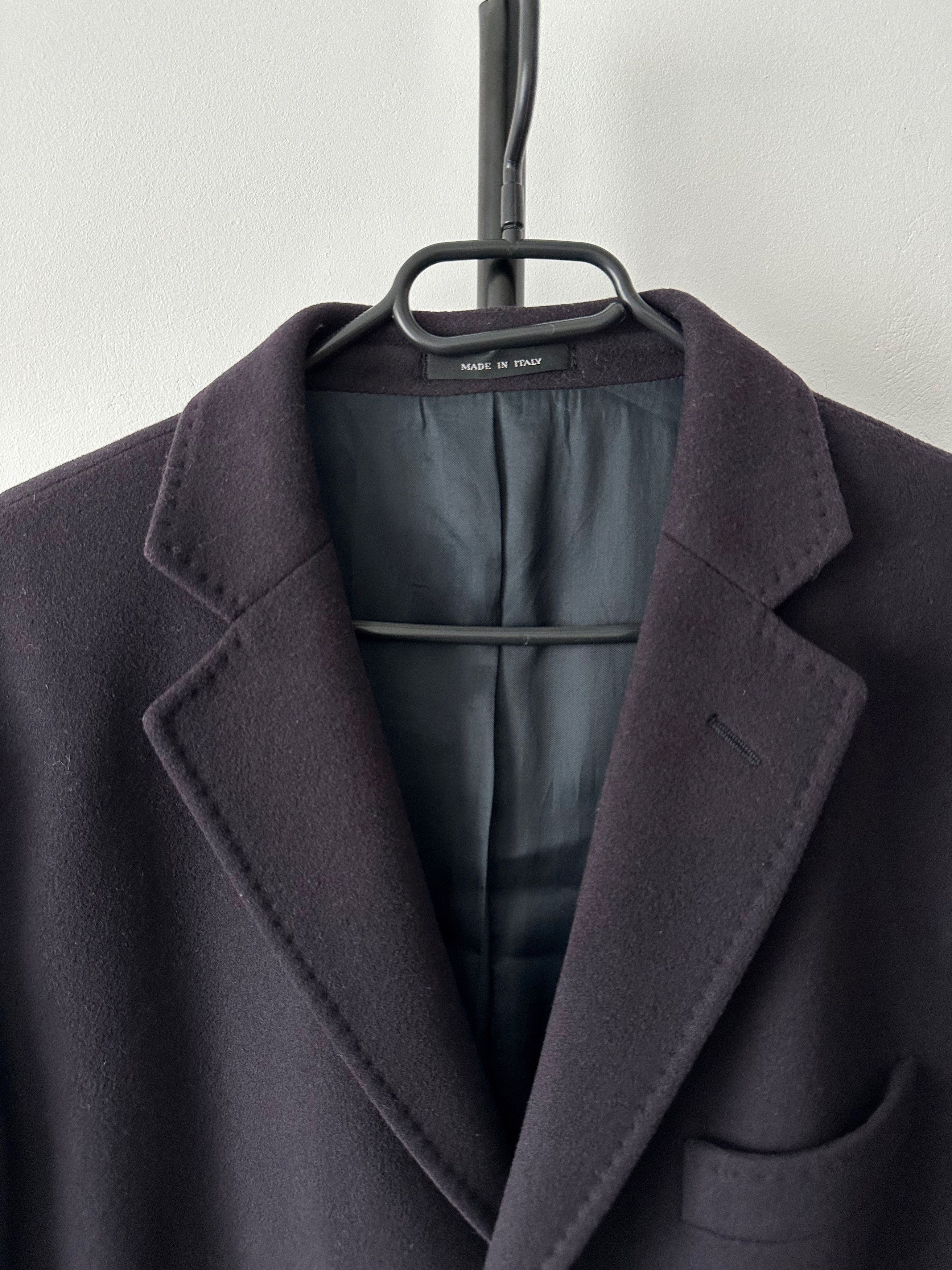 Versace VERSACE collection wool cashmere single breasted coat Size US L / EU 52-54 / 3 - 3 Thumbnail