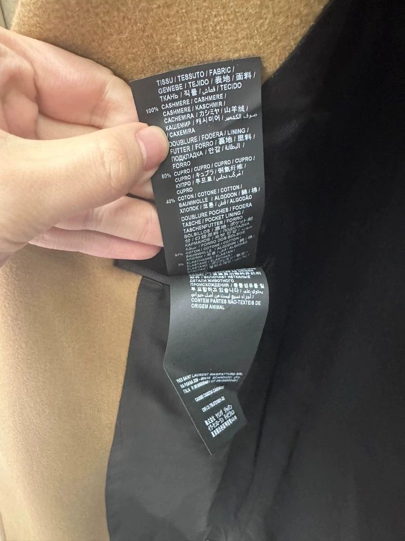 Saint Laurent Paris saint Laurent parisPoster cashmere double-breasted coat 25 Size US M / EU 48-50 / 2 - 5 Thumbnail