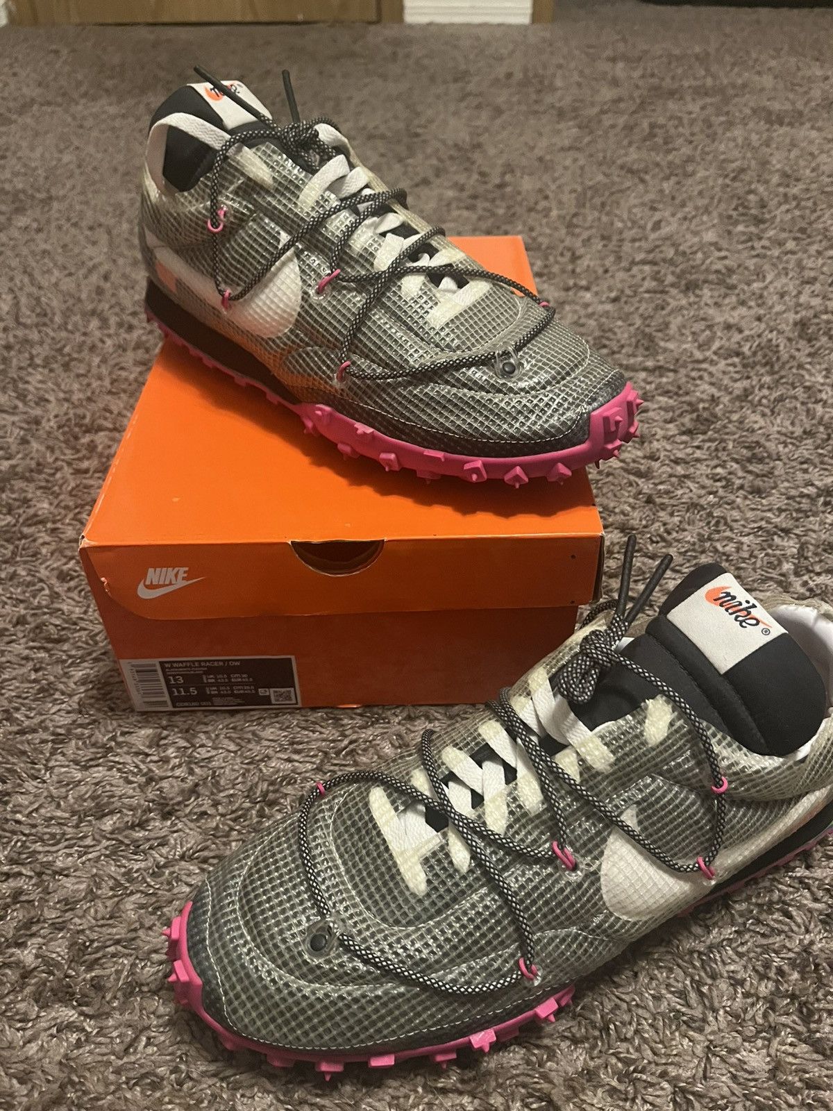 Nike Off-White Waffle Racer Fuchsia