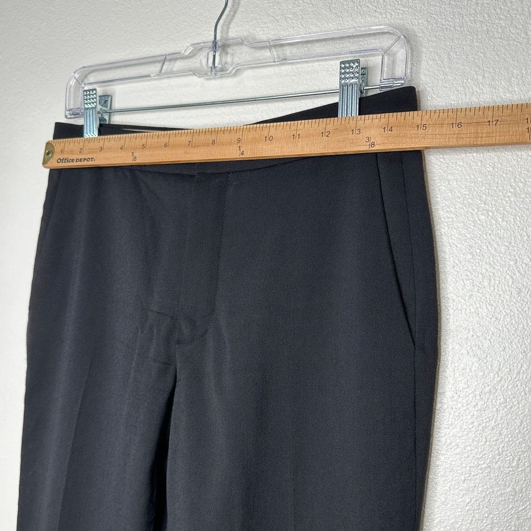 Chloe Chloe Black Wool Slacks Slash Pocket Zip Trouser Pant 36 / 4 Size 27" / US 4 / IT 40 - 12 Thumbnail