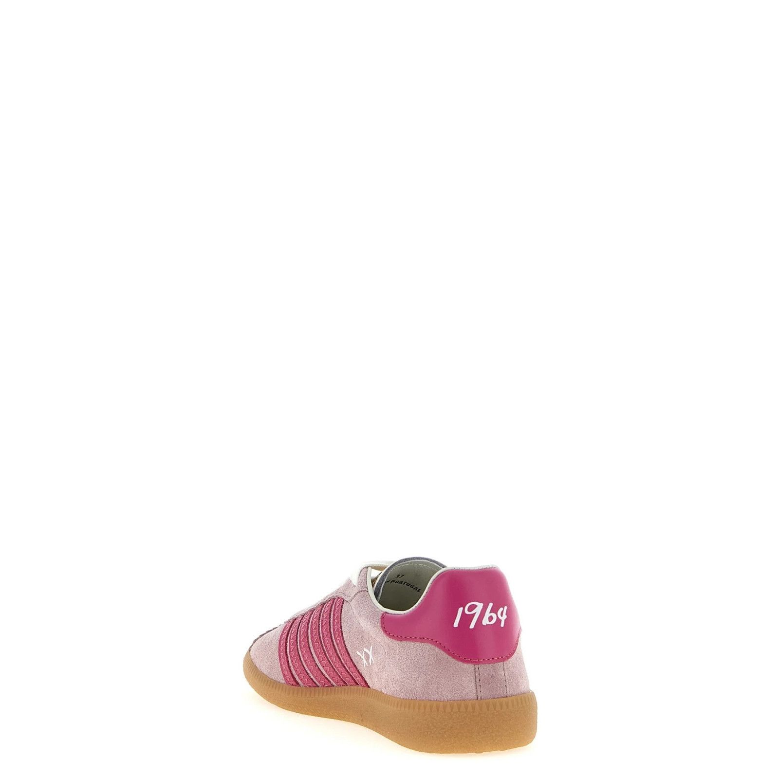 Dsquared2 DSQUARED2 Rebels Pink Leather Sneakers New & Authentic (Wome Size US 6 / IT 36 - 4 Thumbnail