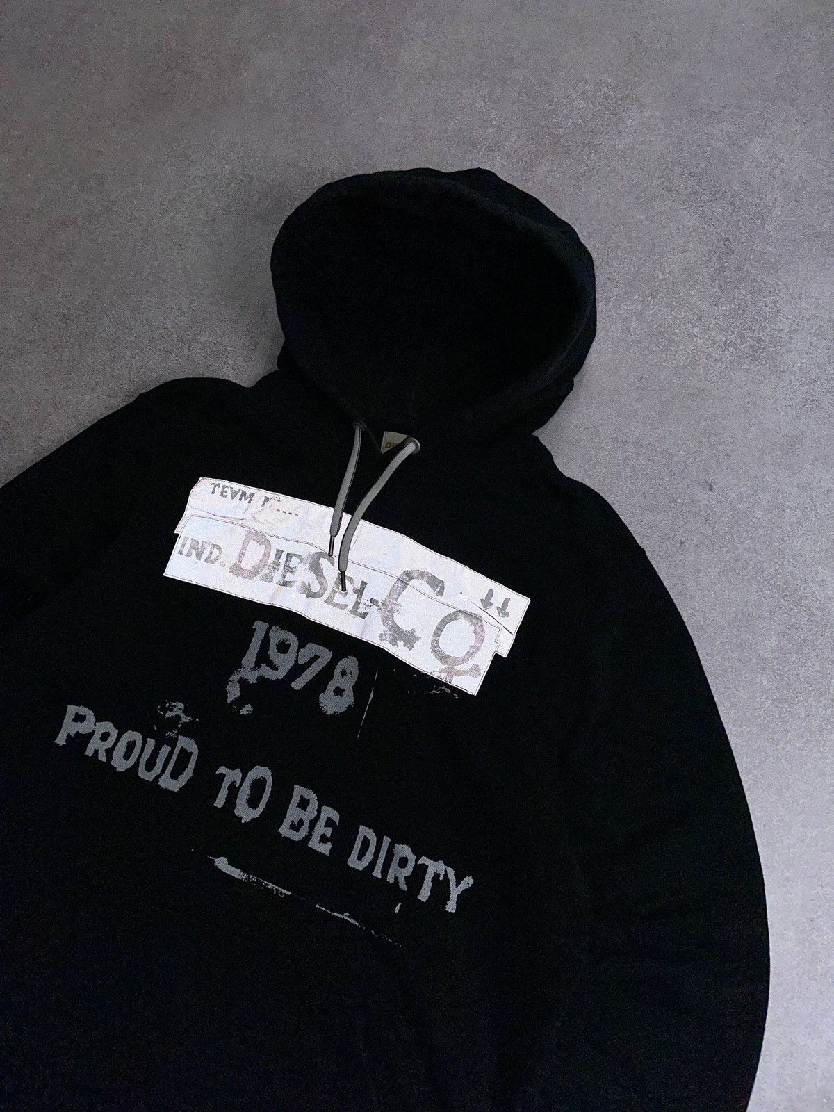 Diesel Vintage Diesel Reflective Logo Boxy Grunge Opium Hoodie L Size US L / EU 52-54 / 3 - 4 Thumbnail