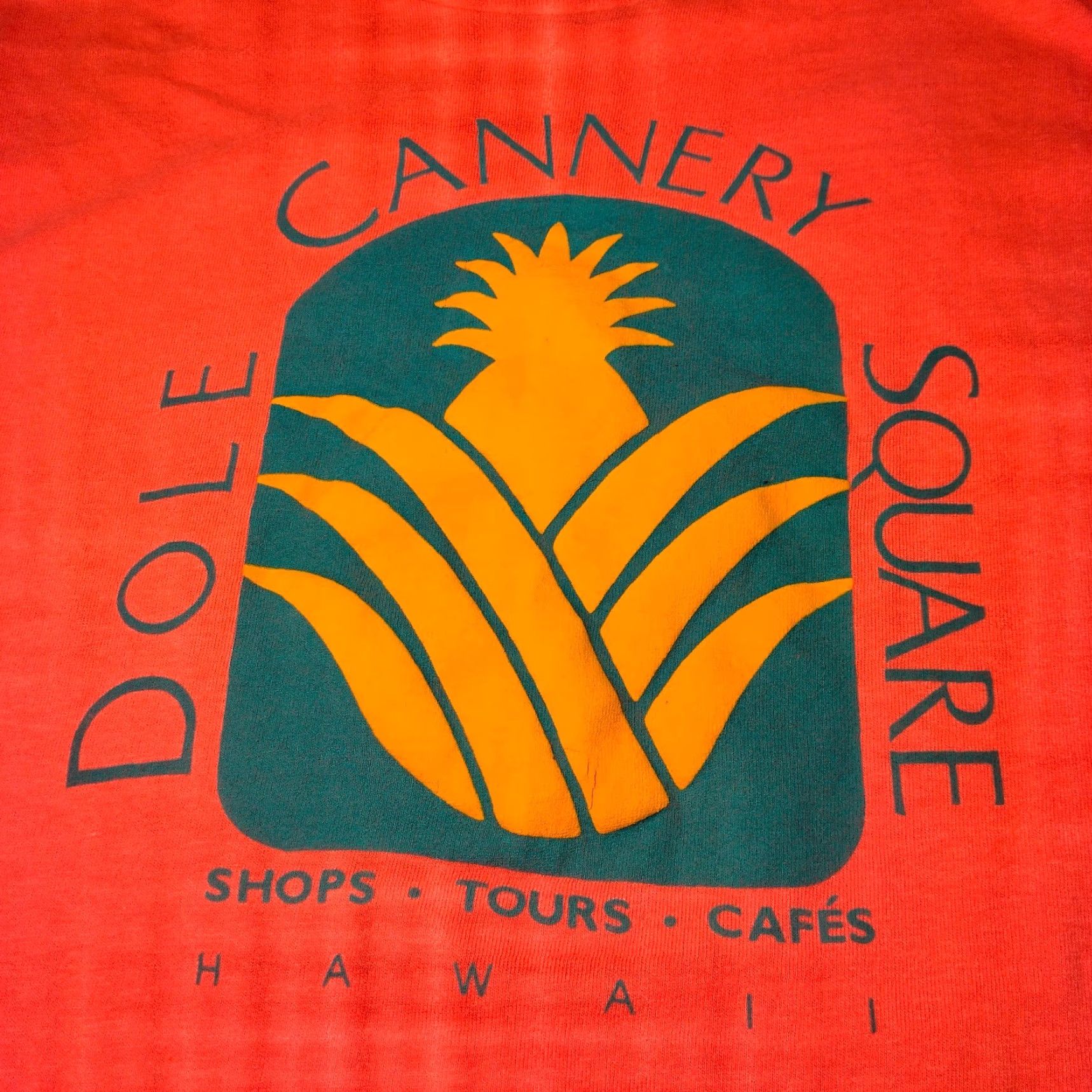 Hanes VINTAGE Hanes Beefy T Shirt M Pink Short Sleeve Crew Neck Single Stitch USA Made Dole Cannery Square Hawaii Pineapple Tour Solid Pattern Men Size US M / EU 48-50 / 2 - 2 Thumbnail