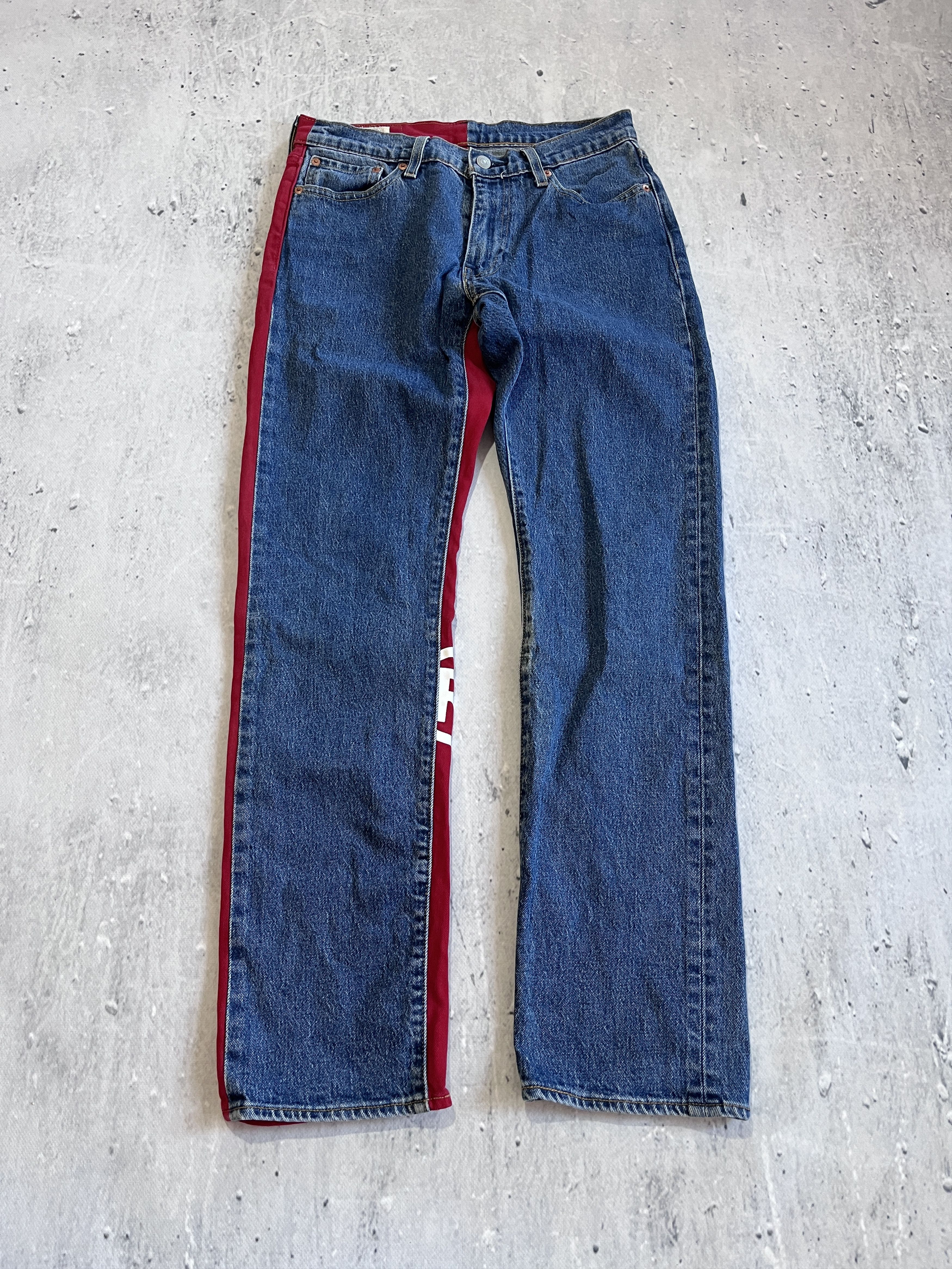 Levi's LEVI'S 541 ATHLETIC TAPER COLORBLOCK STRAIGHT DENIM PANTS Size US 29 - 2 Thumbnail
