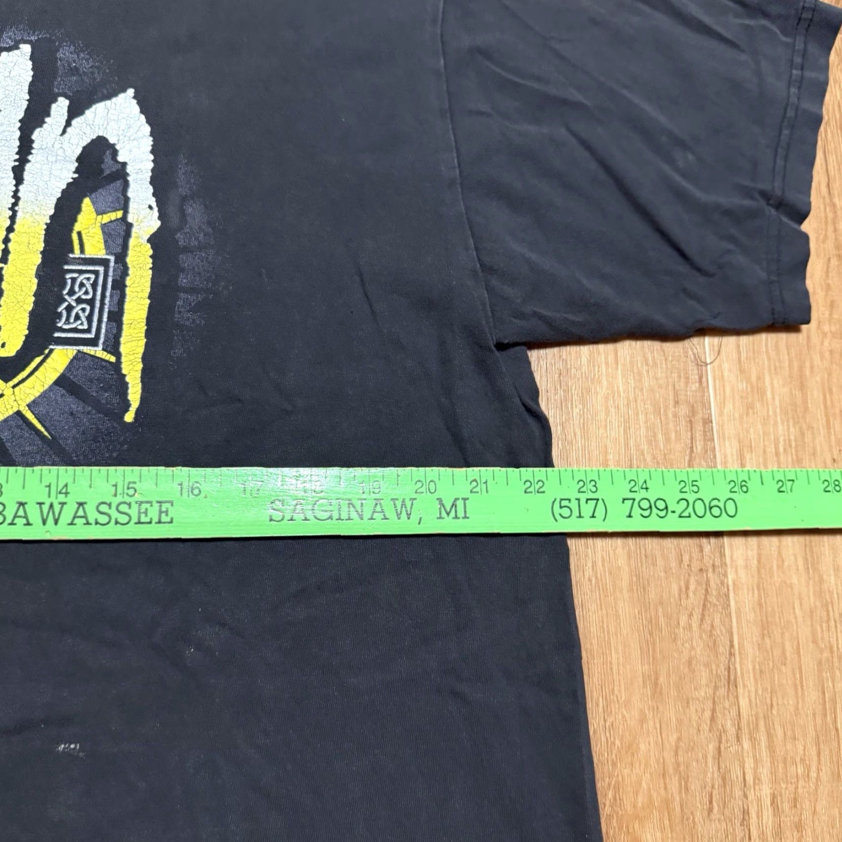 Vintage VINTAGE 90s Korn Cross Knife Graphic Band T-Shirt Faded Black Mens XL Size US XL / EU 56 / 4 - 6 Thumbnail