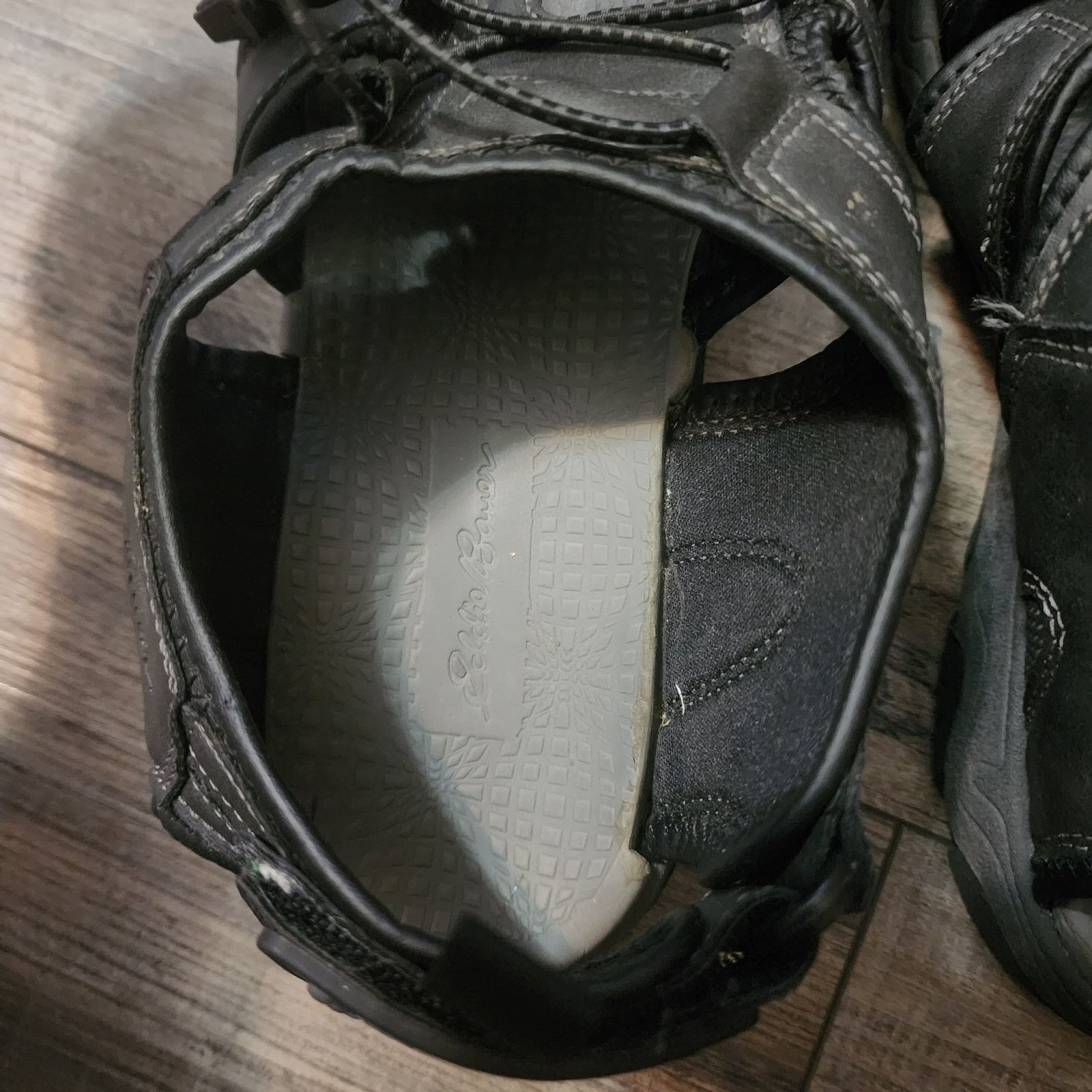 Eddie Bauer Eddie Bauer Men's Sandals Meridian Size 10M Faux Leather b42 Size US 10 / EU 43 - 11 Thumbnail