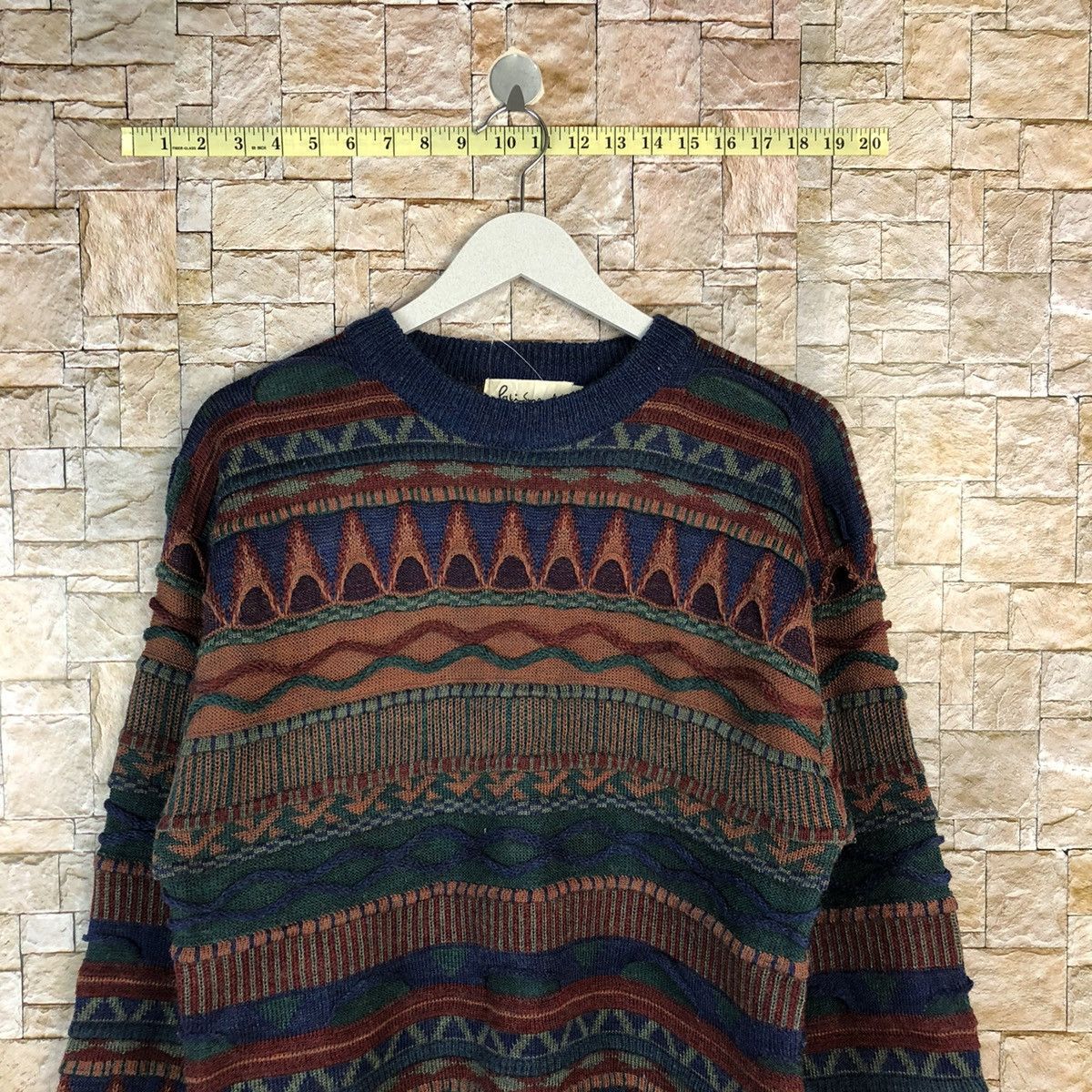 Vintage Pati Sment vintage like coogi sweatshirt Knitwear #A1109 Size US M / EU 48-50 / 2 - 2 Thumbnail