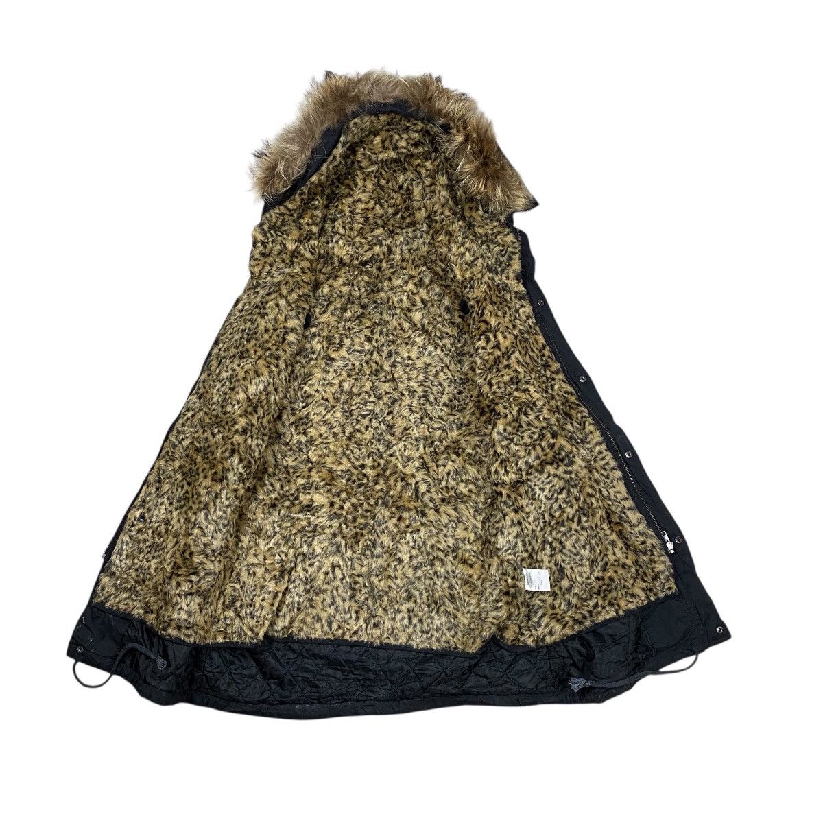 Japanese Brand × Le Grande Bleu (L.G.B.) × MOUSSY Moussy Fur Leopard Inner Parka Jacket Size US M / EU 48-50 / 2 - 3 Thumbnail