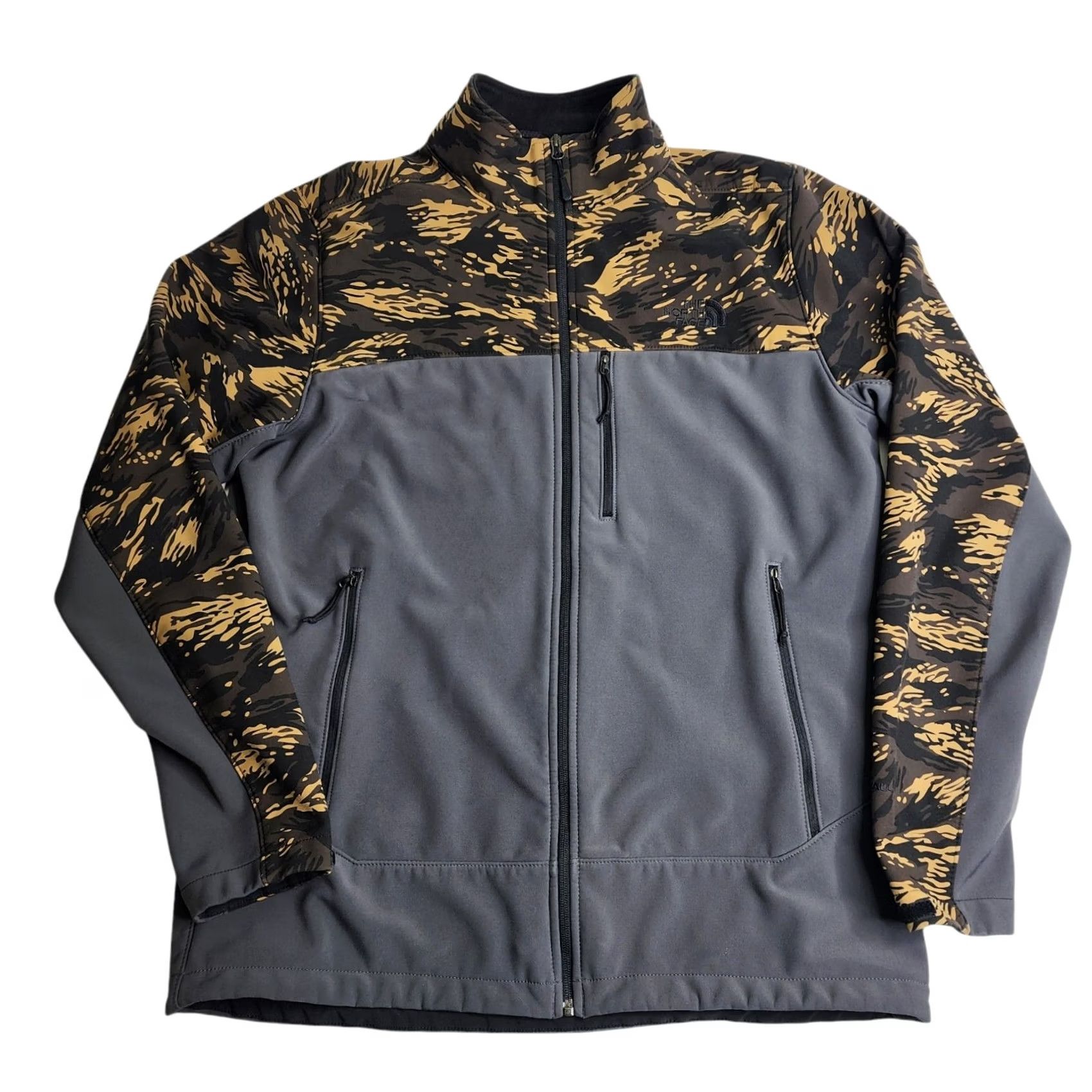 The North Face The North Face Camouflage Softshell Windwall Jacket Mens Large Brown Gray Size US L / EU 52-54 / 3 - 2 Thumbnail