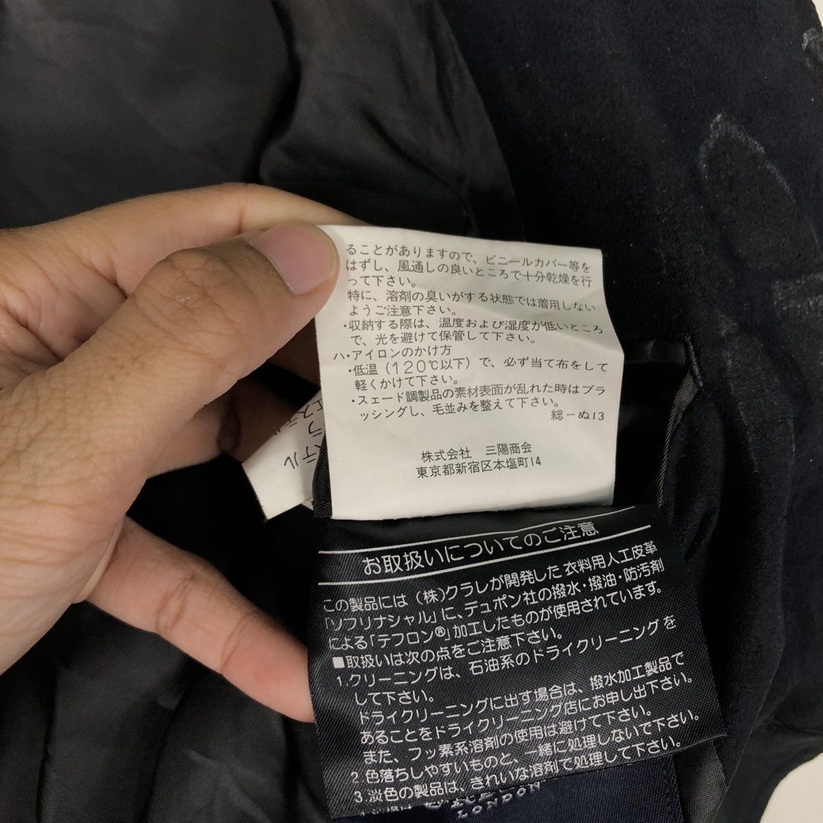 Burberry 🔥Vtg Soft Leather Jacket Burberry London Double Breast Size US M / EU 48-50 / 2 - 20 Thumbnail