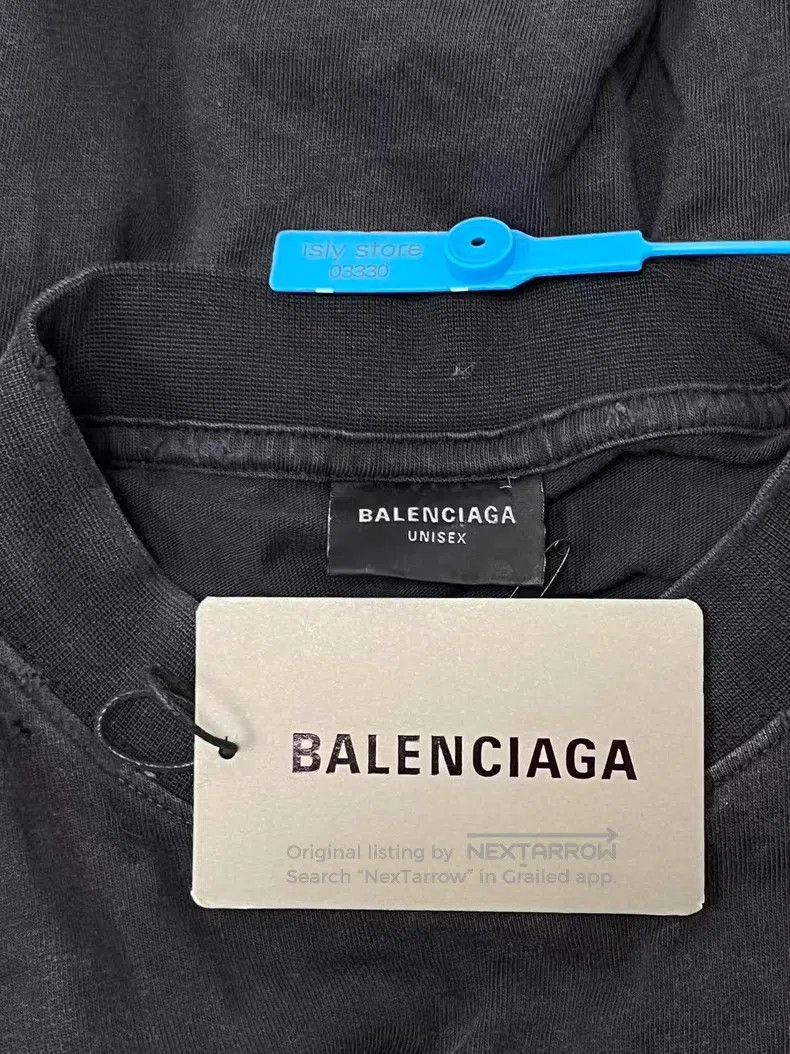 Balenciaga Balenciaga Oversized Round Neck Short Sleeve T-Shirt Size US L / EU 52-54 / 3 - 5 Thumbnail