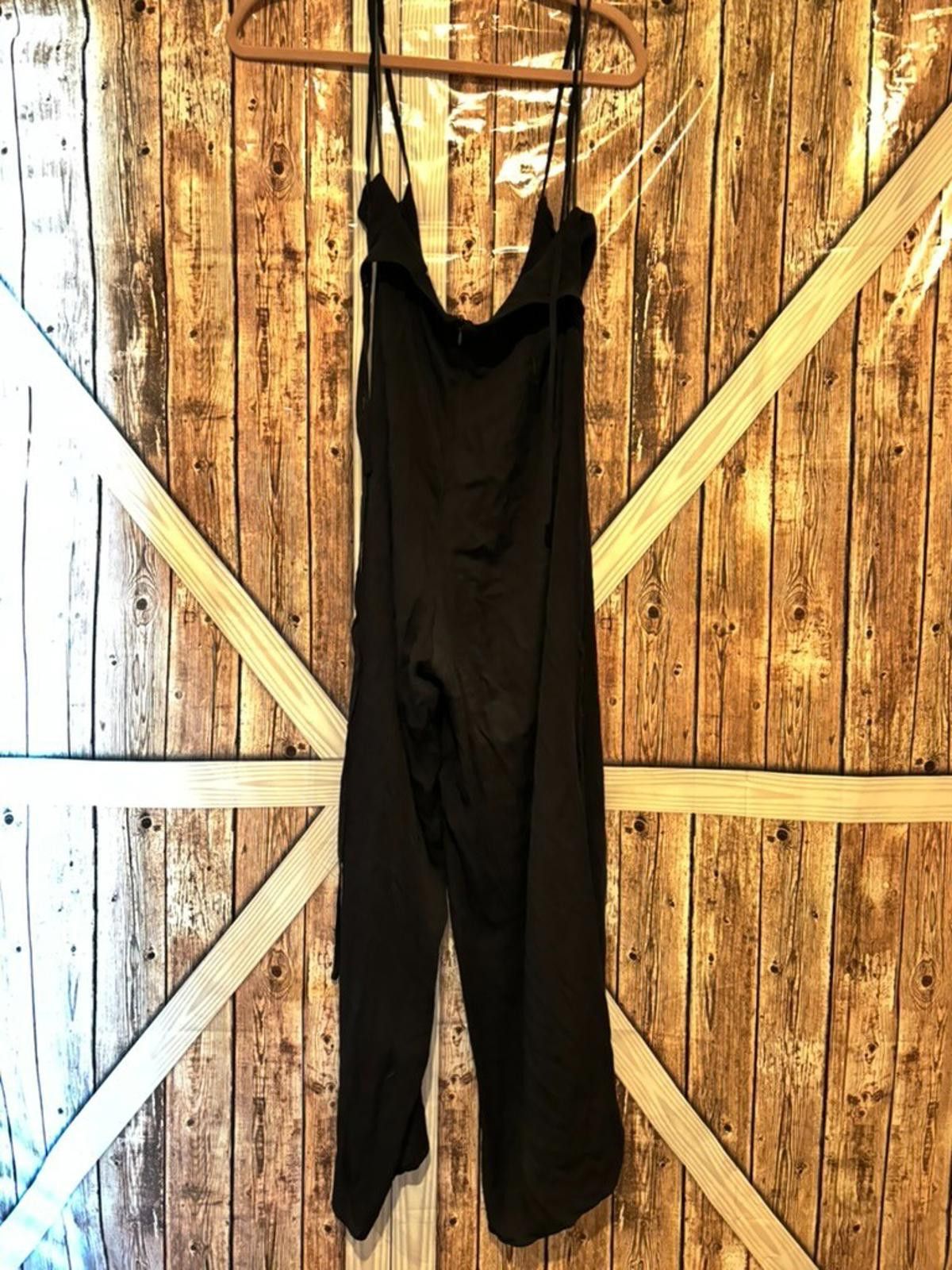 Designer Womens Superdown black summer capri style jumper sz S #315 Size 28" / US 6 / IT 42 - 2 Thumbnail