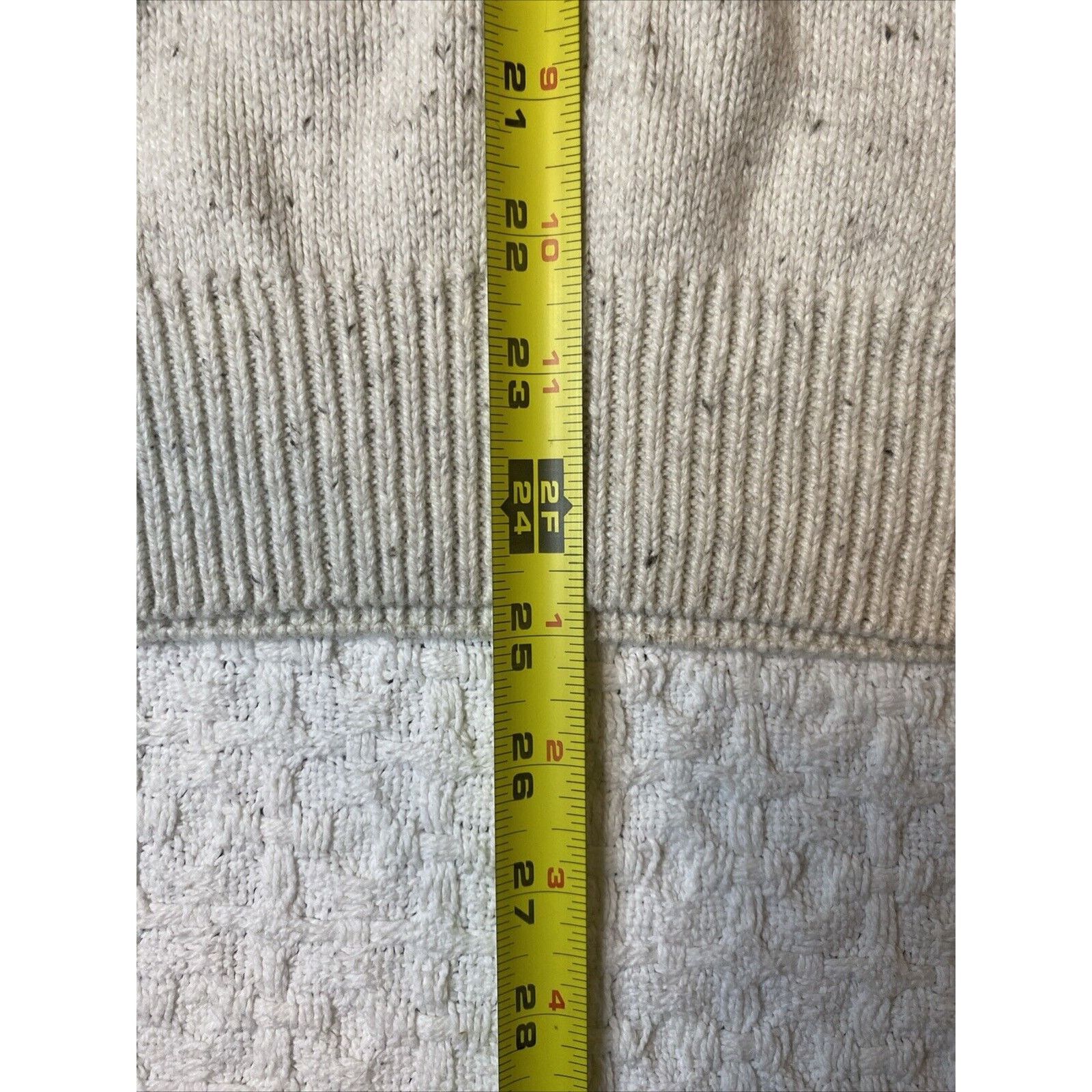 Chaps Mens Chaps Sz XL Oatmeal Hthr, Crewneck, Long Sleeve Sweater Size US XL / EU 56 / 4 - 3 Thumbnail