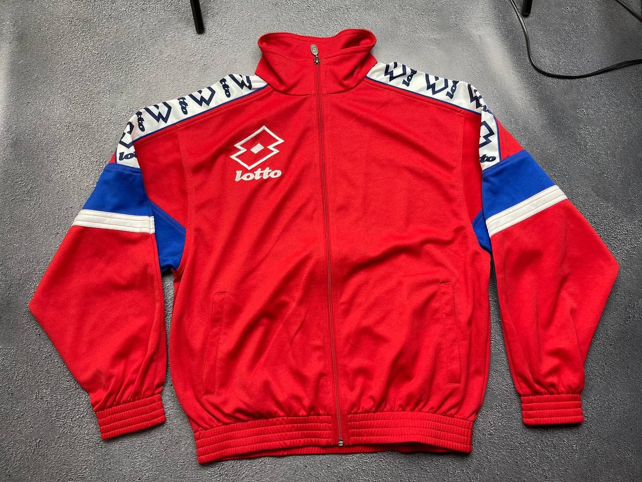 Lotto Sport Vintage Lotto Red Jacket size M Size US M / EU 48-50 / 2 - 1 Thumbnail