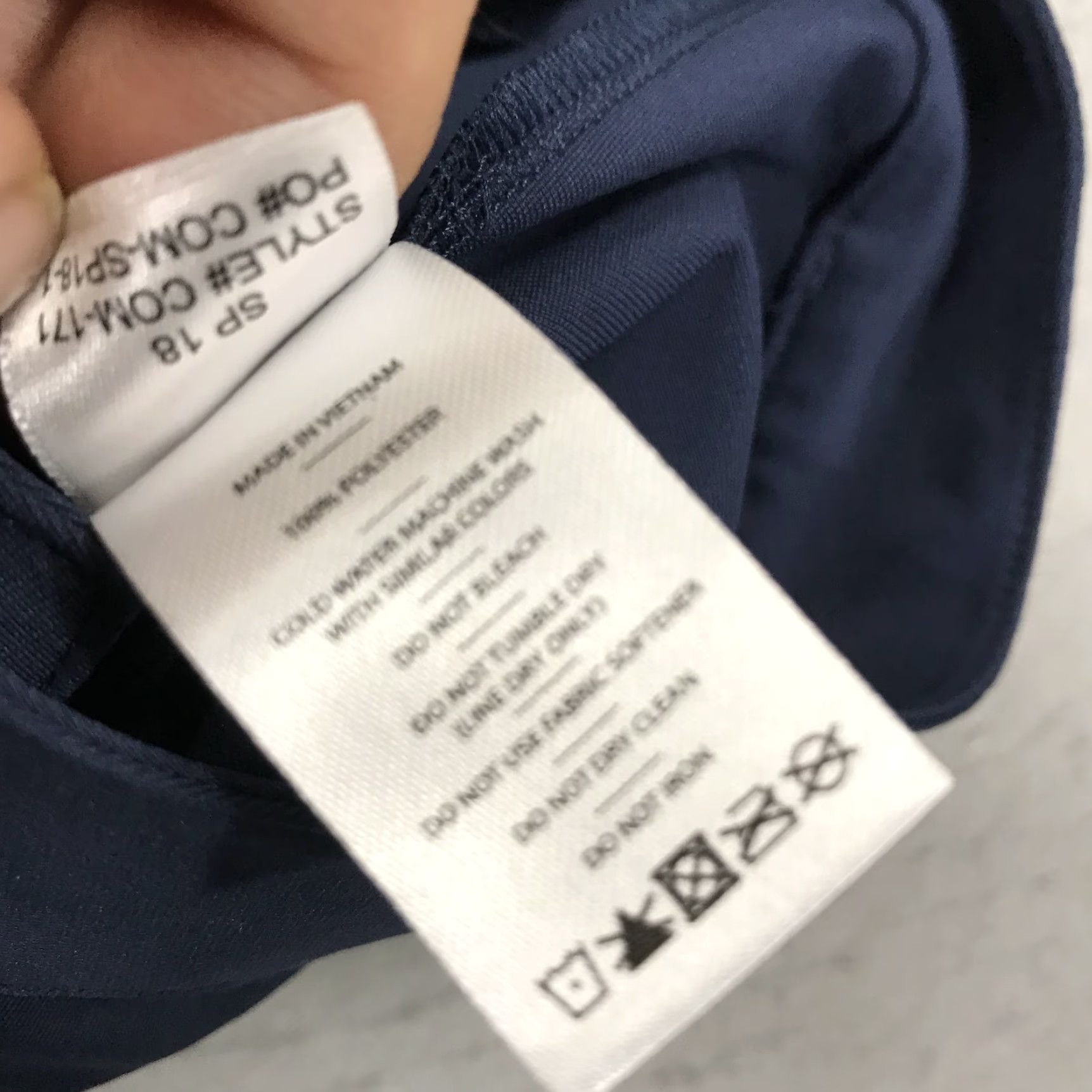 Rhone Rhone Pants Mens 35x31 Blue Chino Commuter Pant Solid Casual Button Lightweight Size US 35 - 6 Thumbnail