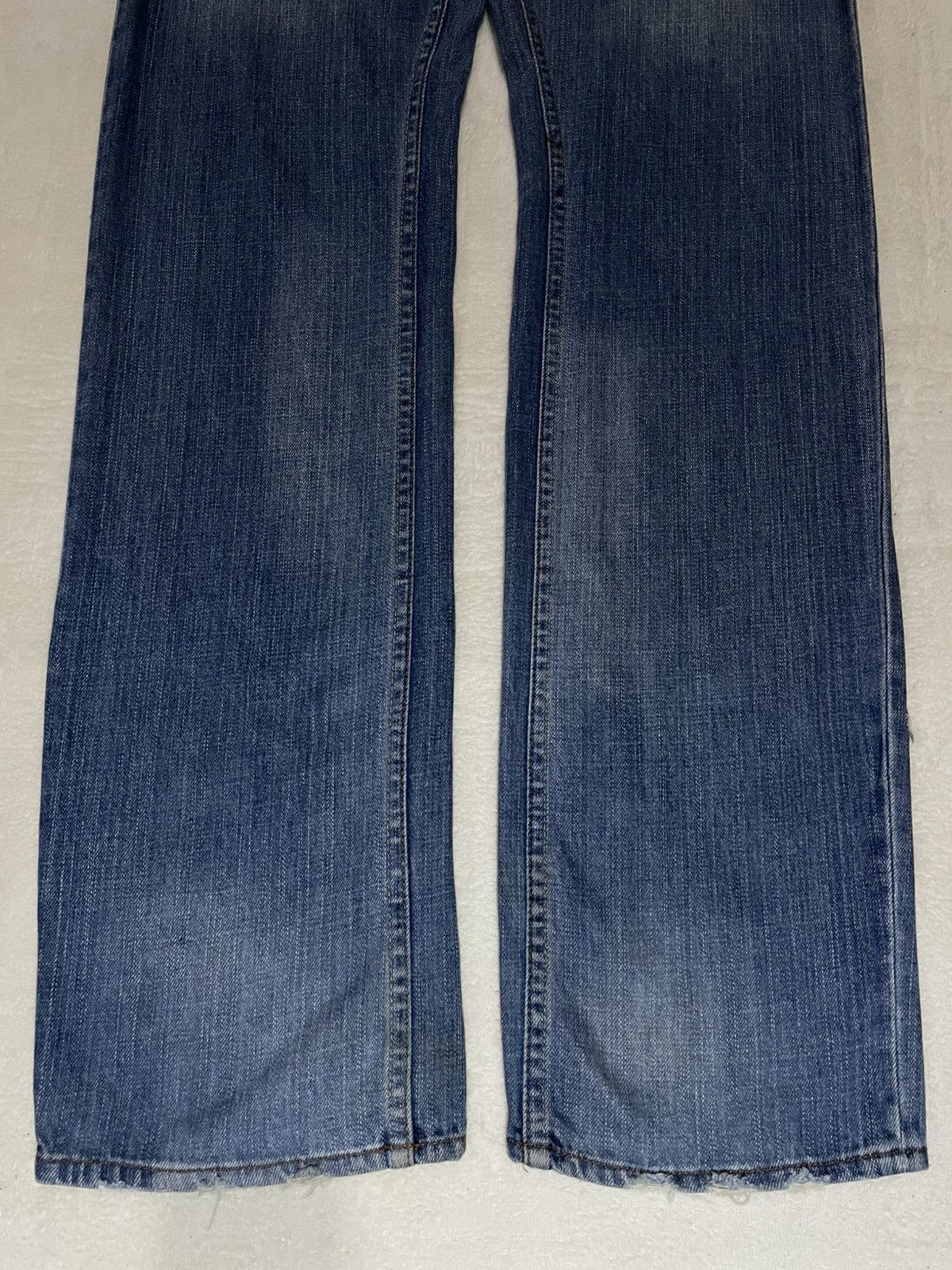 Japanese Brand Vintage Rovertry Mudwash Faded Distress Denim Jeans Size US 31 - 12 Thumbnail