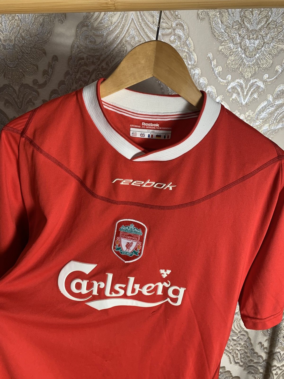 Reebok VINTAGE REEBOK FC LIVERPOOL ENGLAND SOCCER JERSEY RETRO 90s Size US XL / EU 56 / 4 - 2 Thumbnail
