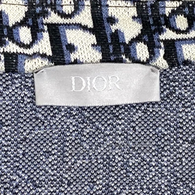 Dior Dior Blue logo jacquard full print cotton lapel single-bre Size US M / EU 48-50 / 2 - 5 Thumbnail