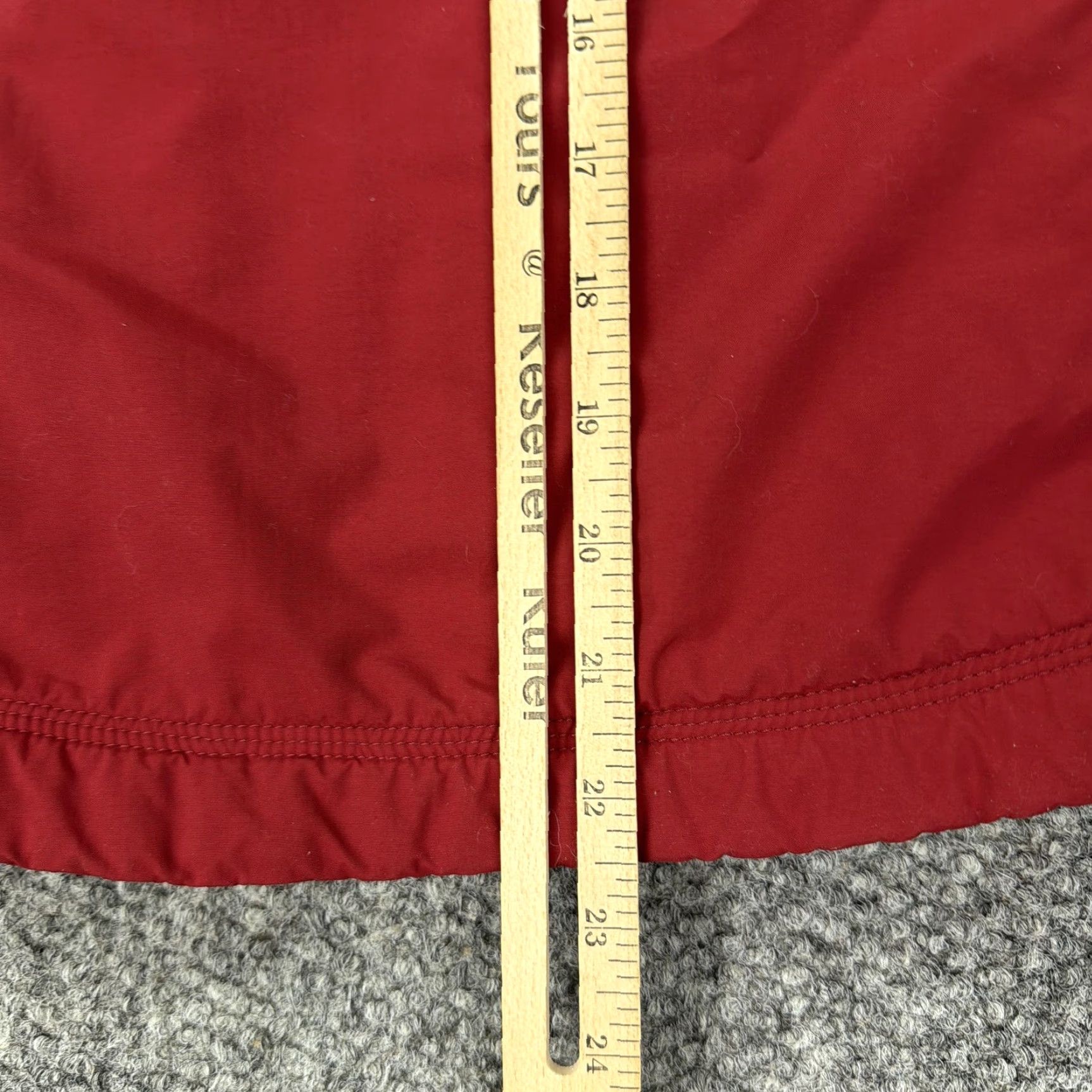 Vintage LL Bean Vest Womens Medium Red Fleece Lined Full Zip Nylon Outdoor Hiking Size M / US 6-8 / IT 42-44 - 6 Thumbnail