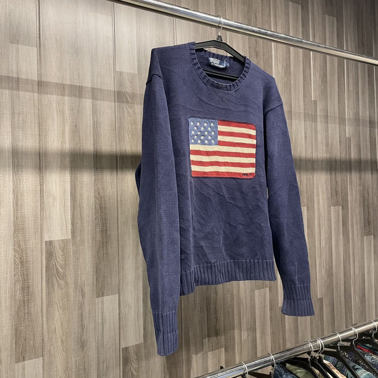 Polo Ralph Lauren Polo Ralph Lauren American Flag Sweater Size US L / EU 52-54 / 3 - 3 Thumbnail