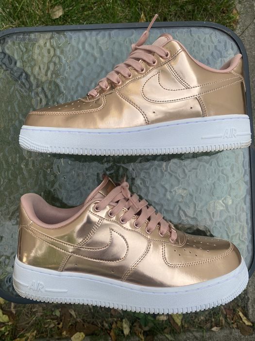 Nike air force outlet 1 metallic rose gold