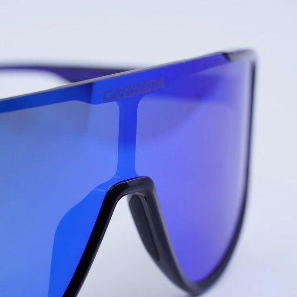 Carrera Carrera CARRERA 4017/S 0D51 Z0 Sunglasses Black Shield Frame Size ONE SIZE - 8 Thumbnail