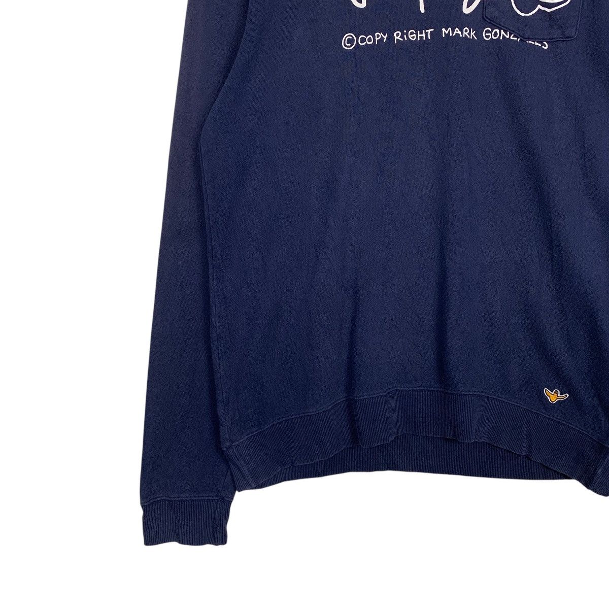 Japanese Brand Mark Gonzalez Single Pocket Sweater Size US L / EU 52-54 / 3 - 3 Thumbnail