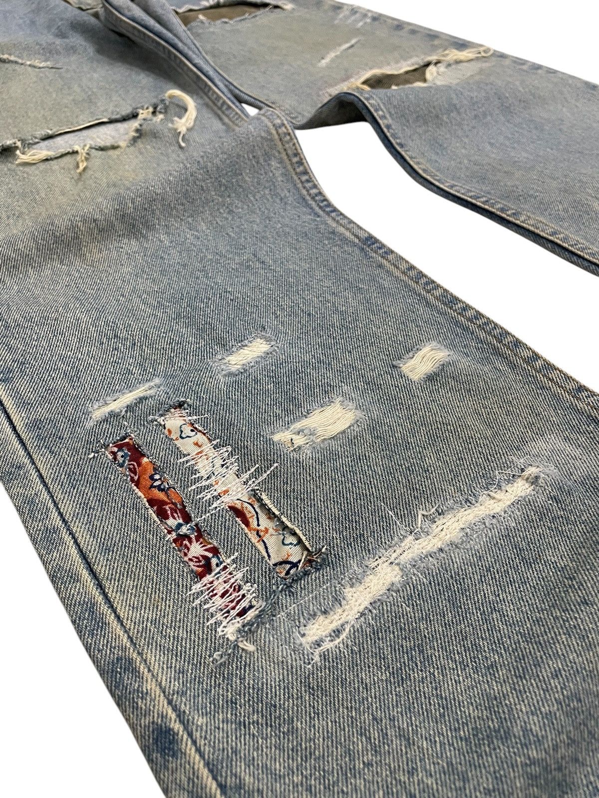 Levi's Levis Orange Tab Local Designer Art Life Selvedge Rework Size US 30 / EU 46 - 8 Thumbnail